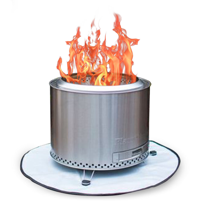 Flame Engine 19" Circular Smokeless Fire Pit w/Carry Bag, 304 Stainless Steel - VMInnovations