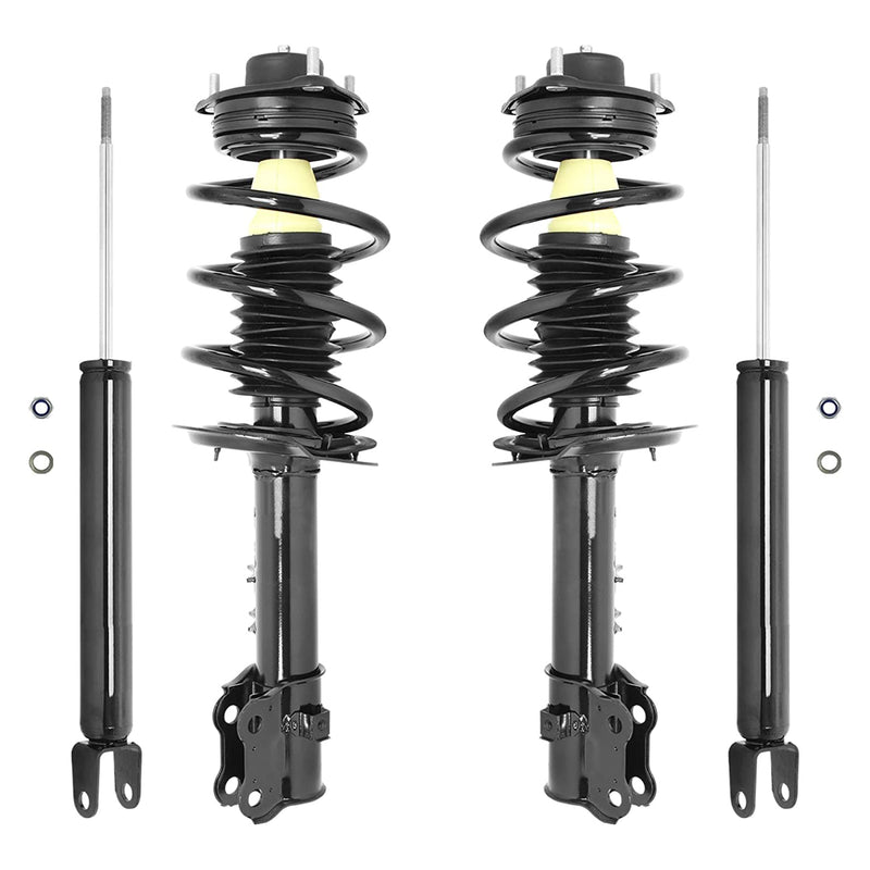 Unity Automotive Complete Front and Rear Strut Kit for 2010-2016 Hyundai Tucson