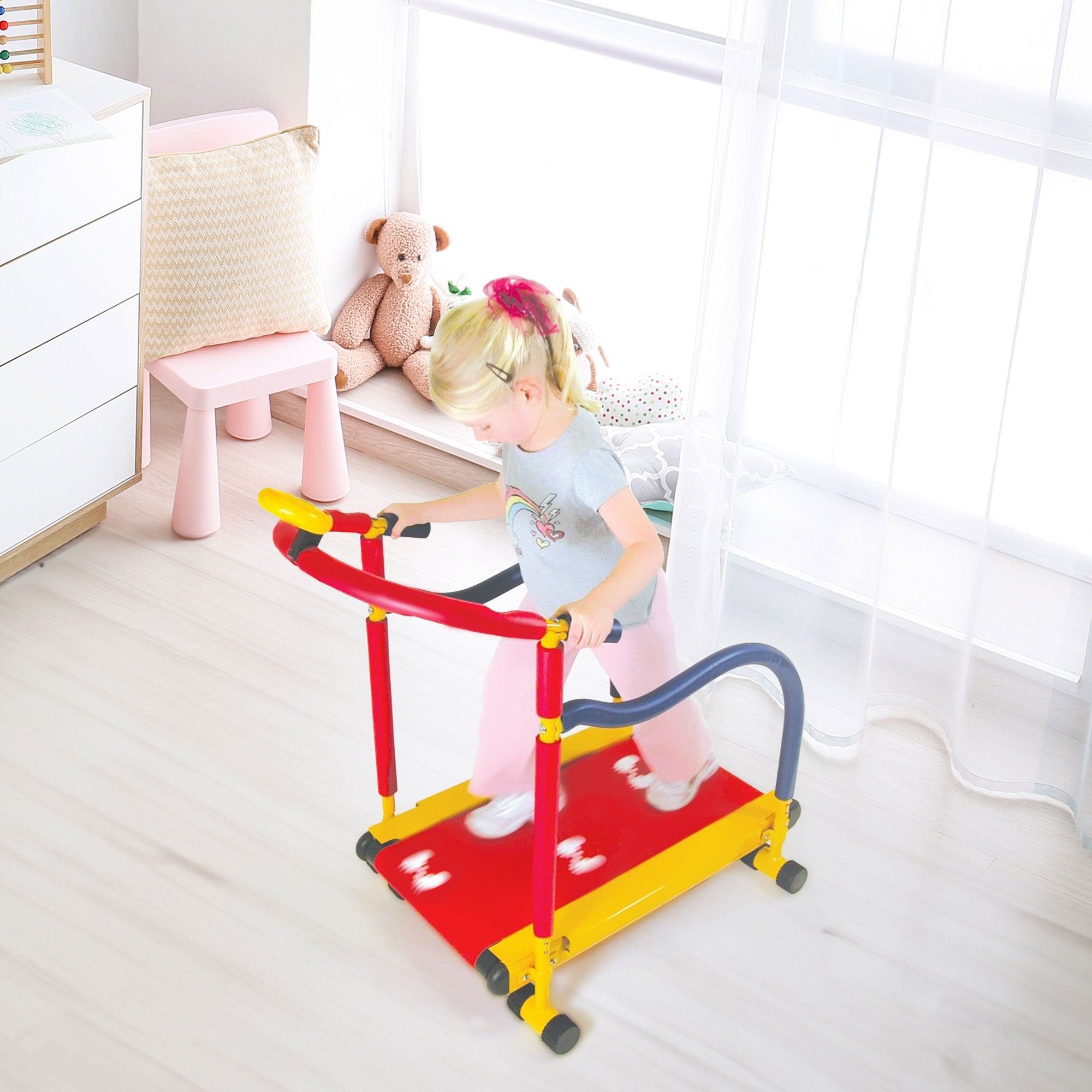 Fun & Fitness For Kids Non-Motorized Children's Exercise Treadmill (Open Box) - VMInnovations