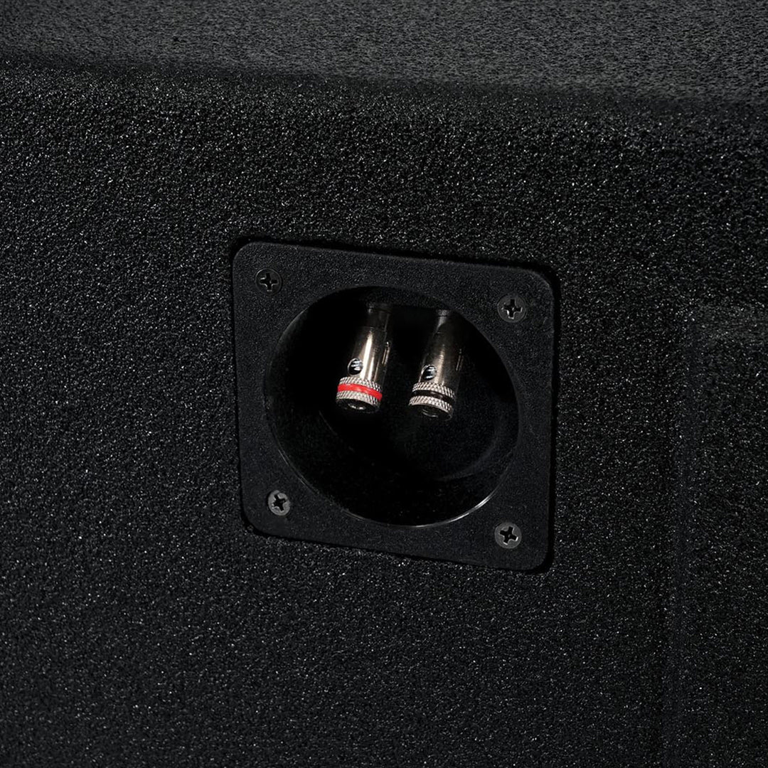 QPower QBGMC19212 Underseat Upfire 2 Hole 12" Port Subwoofer for GMC/Chevy 2019 - VMInnovations