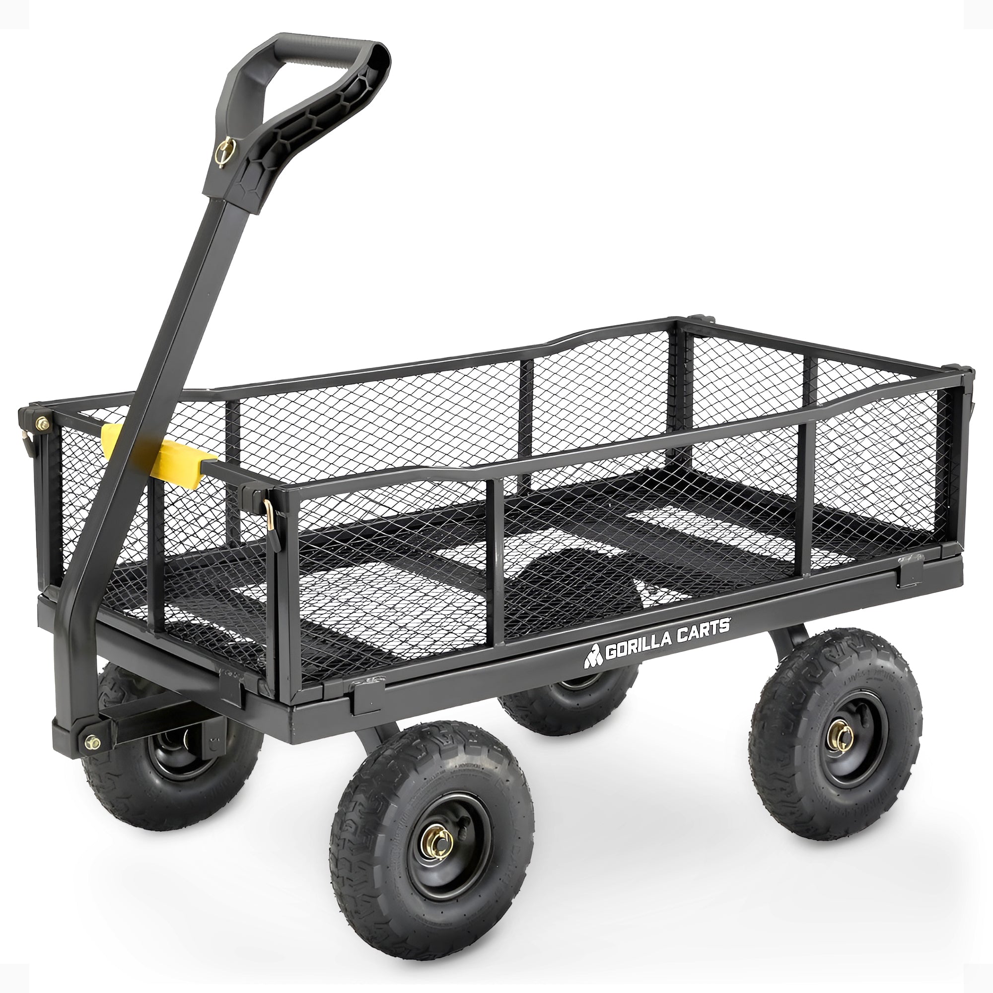 Gorilla Cart Heavy Duty Steel Utility Wagon Cart, 900 lb. Capacity (Open Box) - VMInnovations