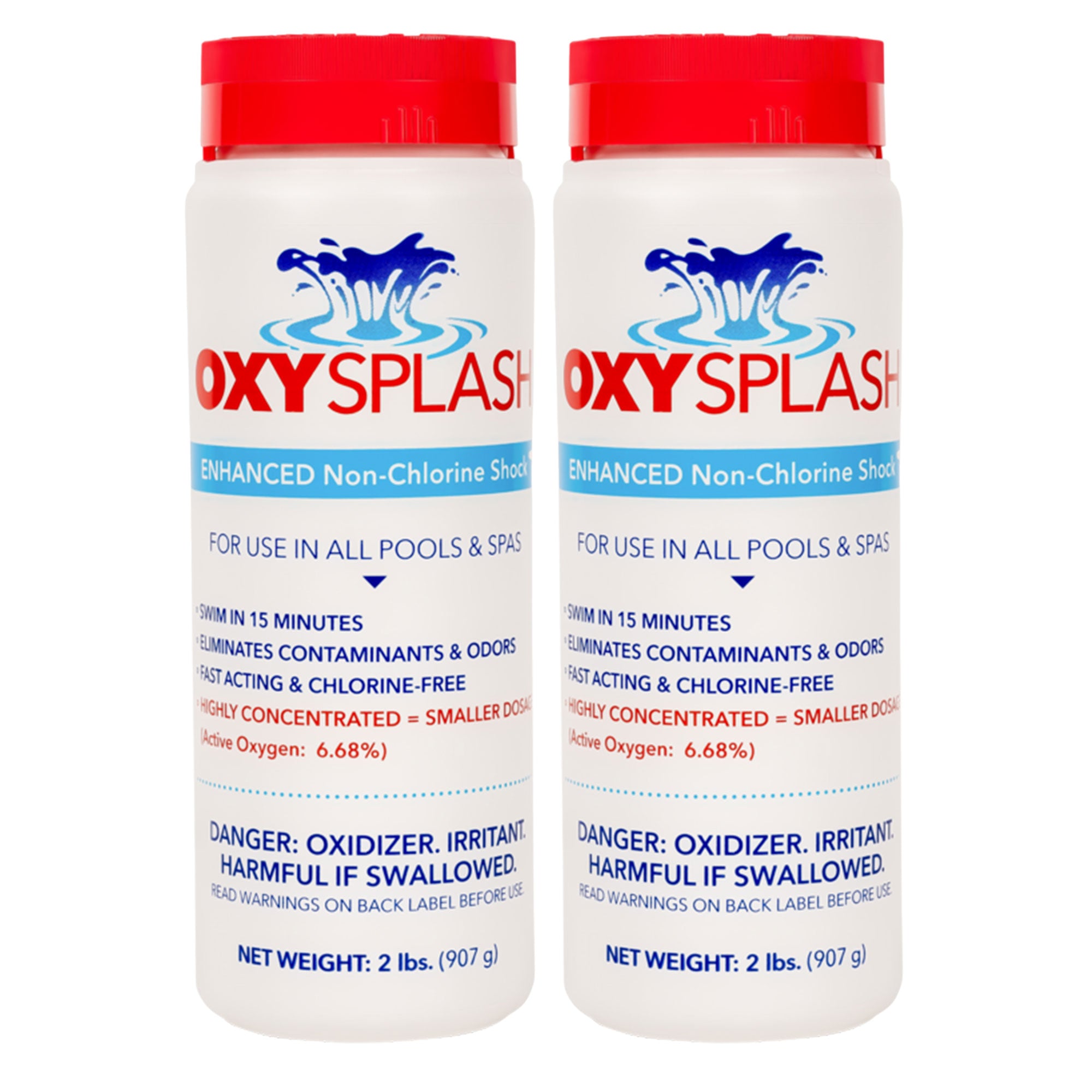 API OXSP2 Oxy Splash Swimming Pool Water Treatment Blend, 2 Pounds (2 Pack)