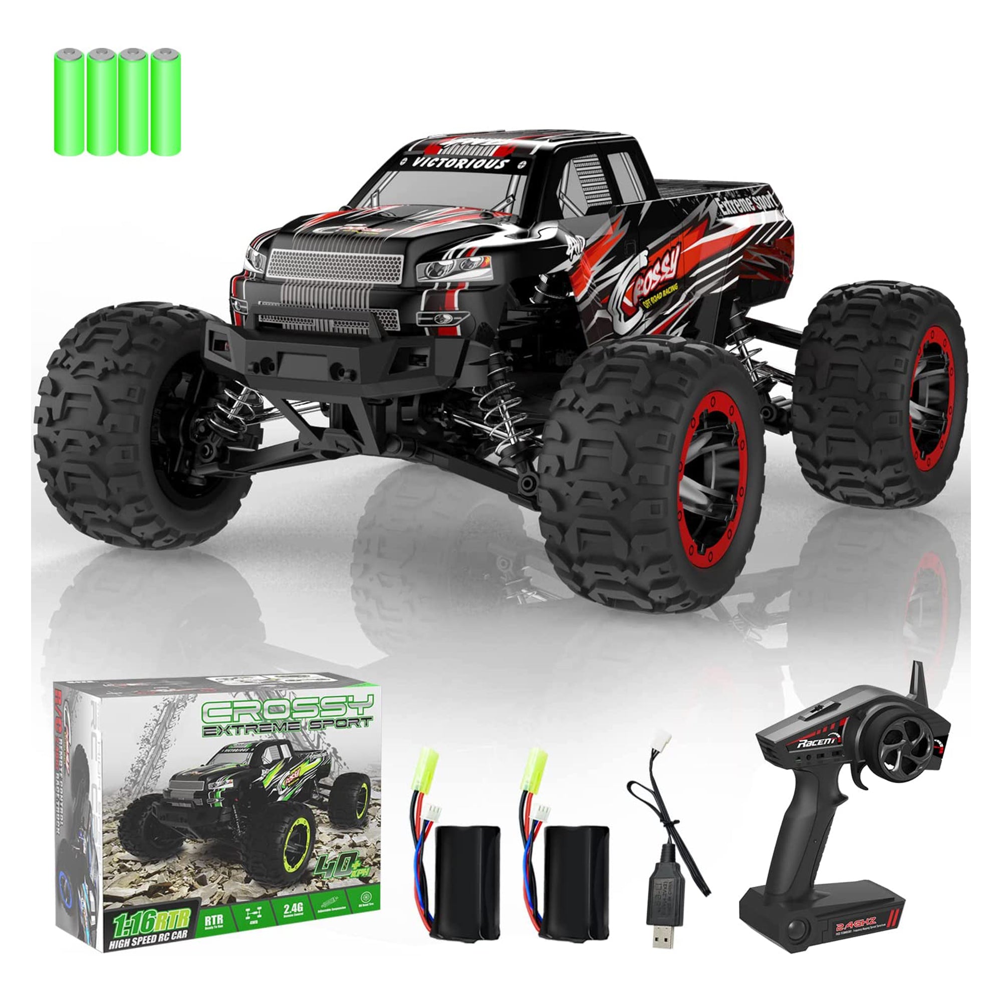 VOLANTEXRC 1:16 Ratio Scale Waterproof Remote Control All Terrain Monster Truck - VMInnovations