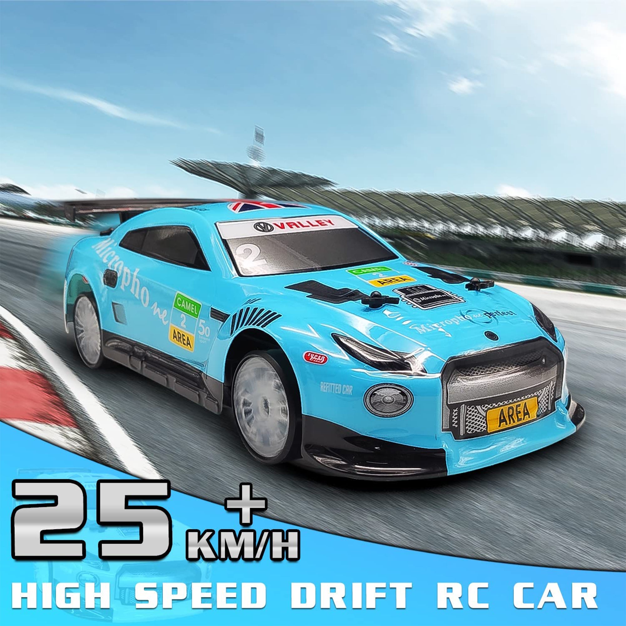 1:14 Ratio Scale Remote Control Sport Racing Car with Drifting Set (Open Box) - VMInnovations