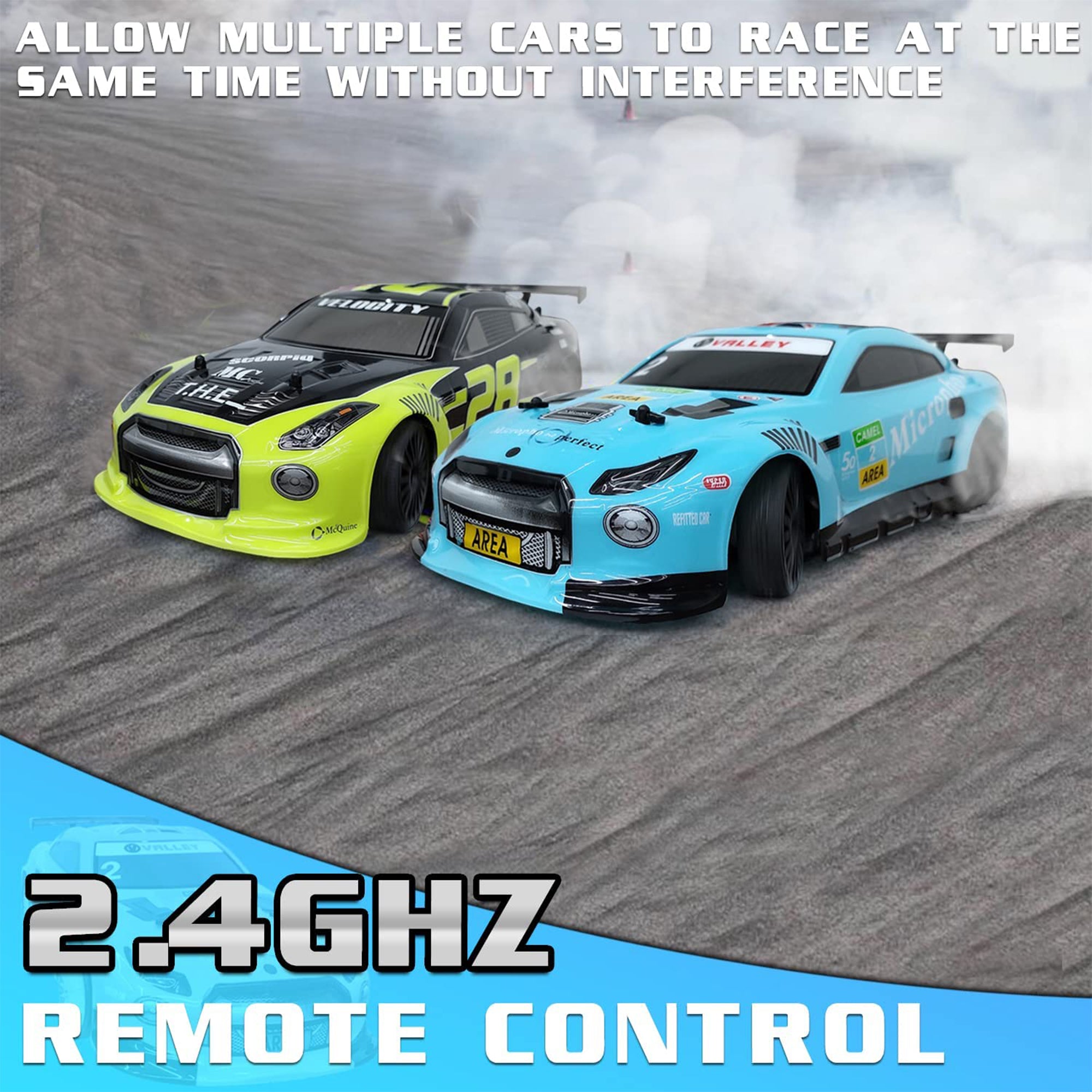 1:14 Ratio Scale Remote Control Sport Racing Car with Drifting Set (Open Box) - VMInnovations