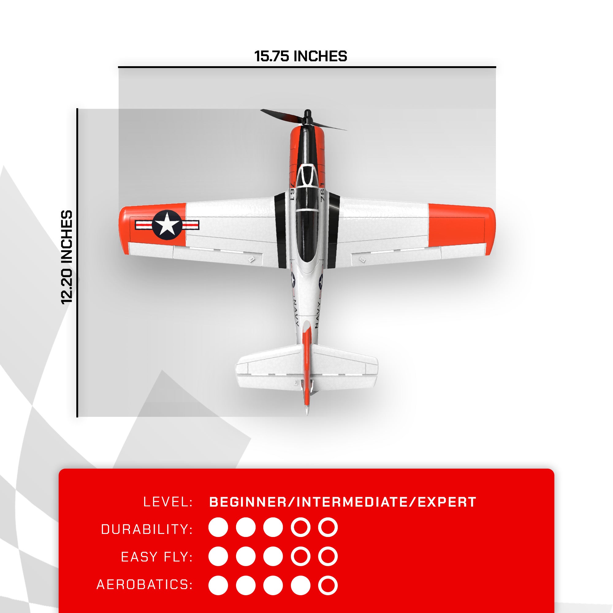 VOLANTEXRC Ready To Fly Remote Control Airplane w/Gyro Stabilizer(Open Box) - VMInnovations