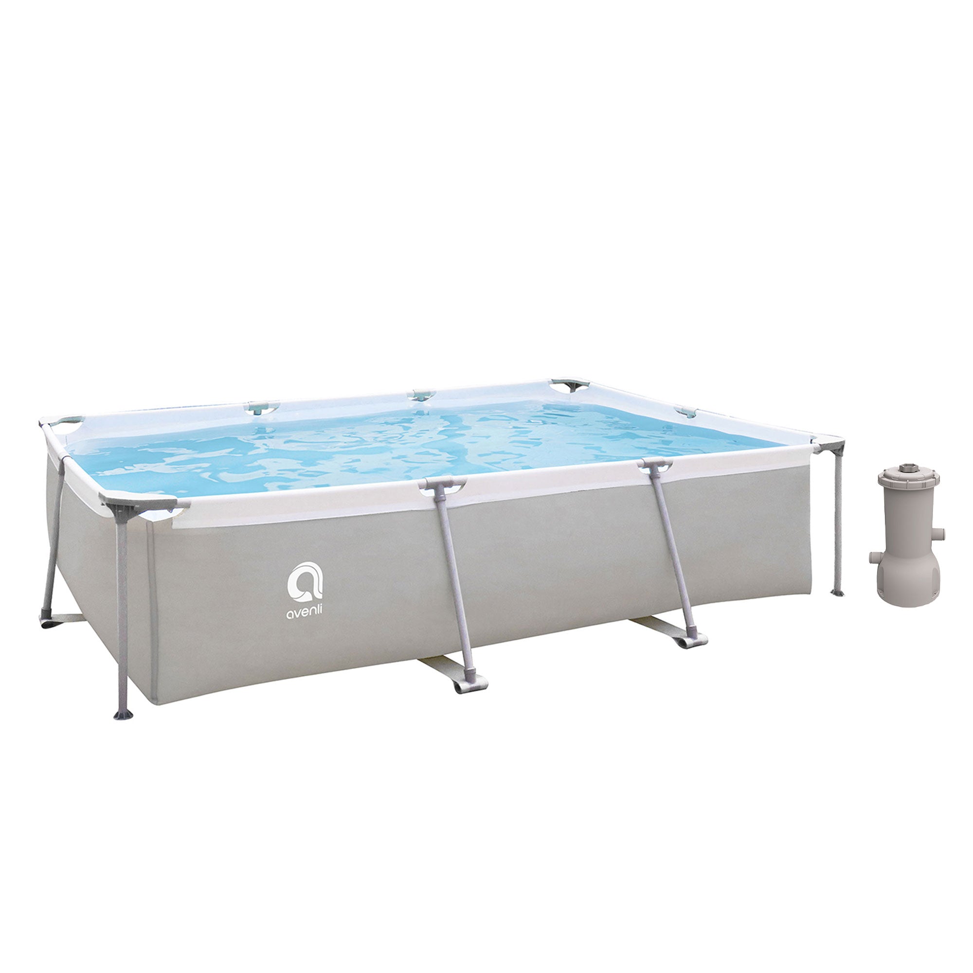 JLeisure 10 x 6.5' Above Ground Frame Pool & Clean Plus Filter Cartridge Pump