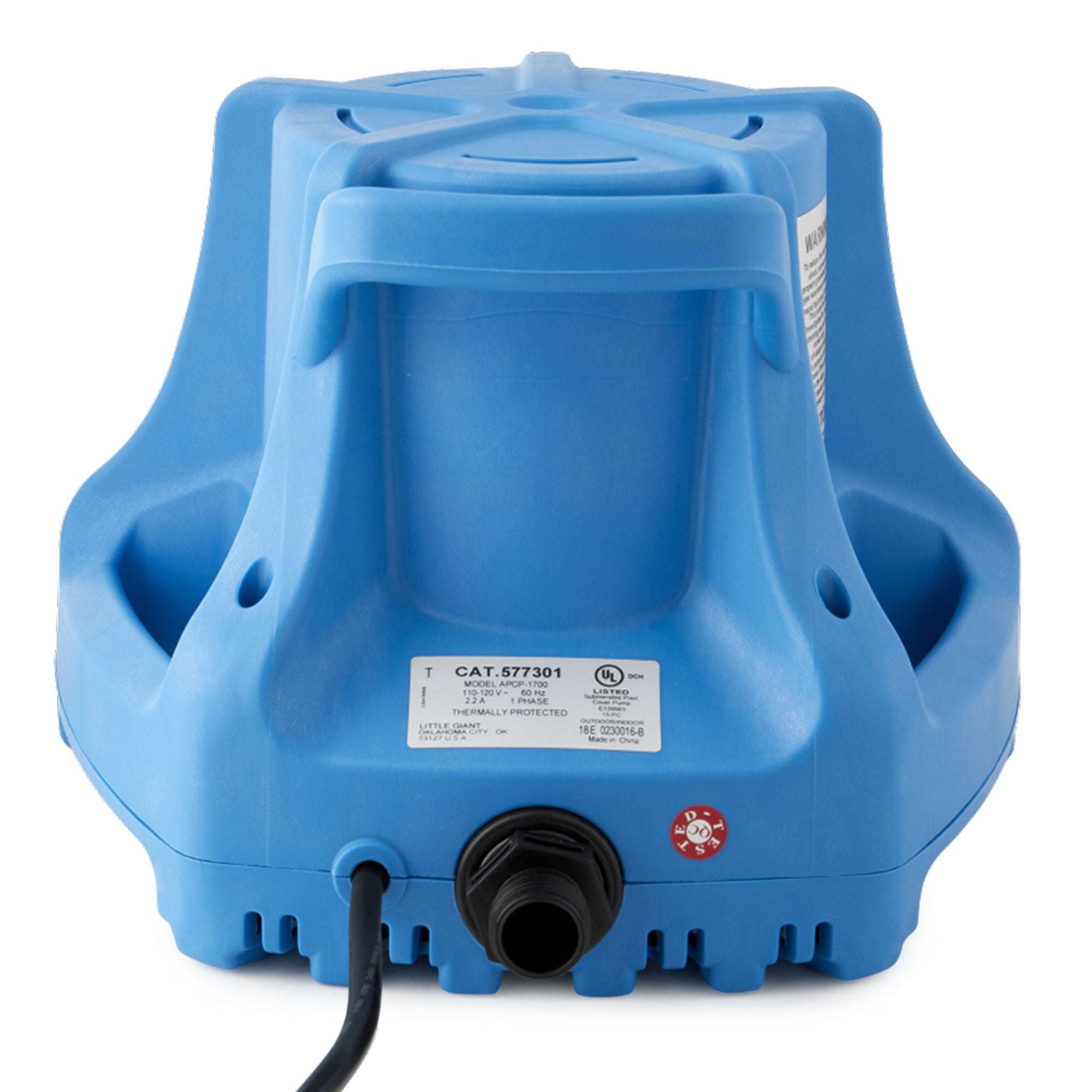 Little Giant Automatic 1700 GPH Winter Pool Cover Portable Water Pump, APCP-1700 (Refurbished)