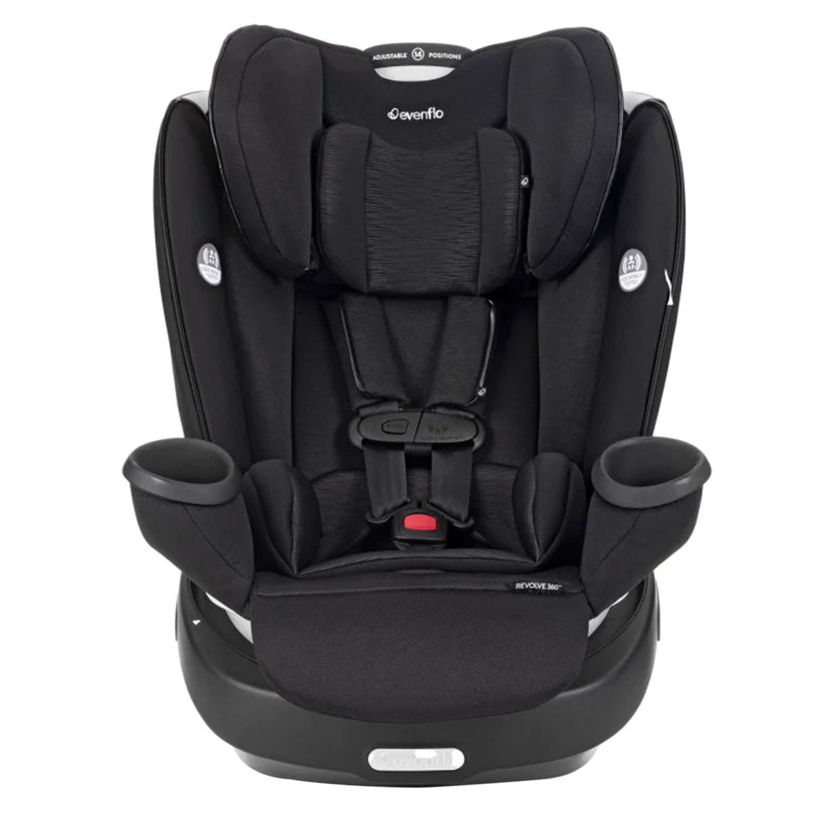 Evenflo Gold Revolve360 All in 1 Rotating Convertible Baby Car Seat, Onyx Black - VMInnovations