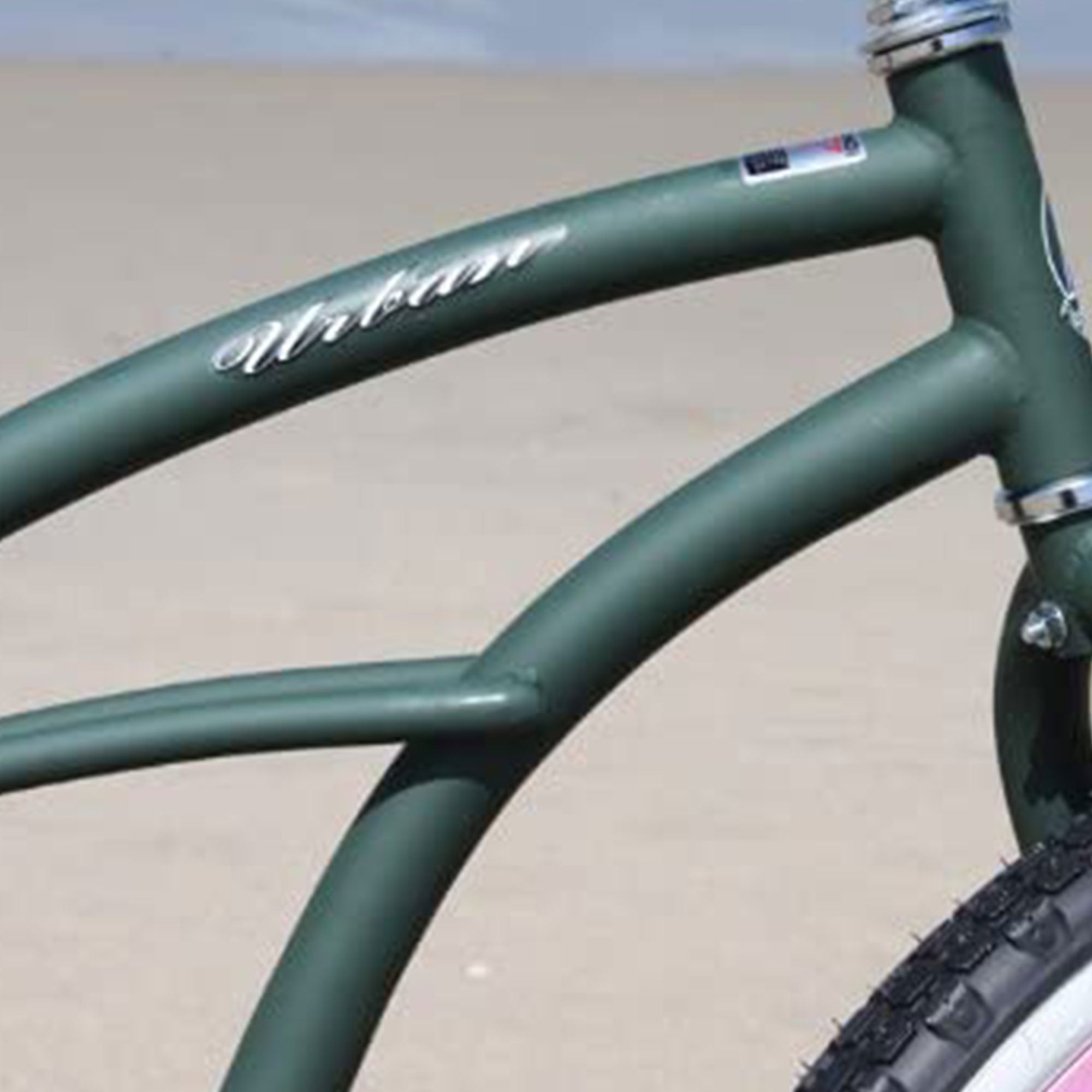 Firmstrong Urban Lady Single Speed 26" Beach Cruiser Womens Bicycle, Army Green