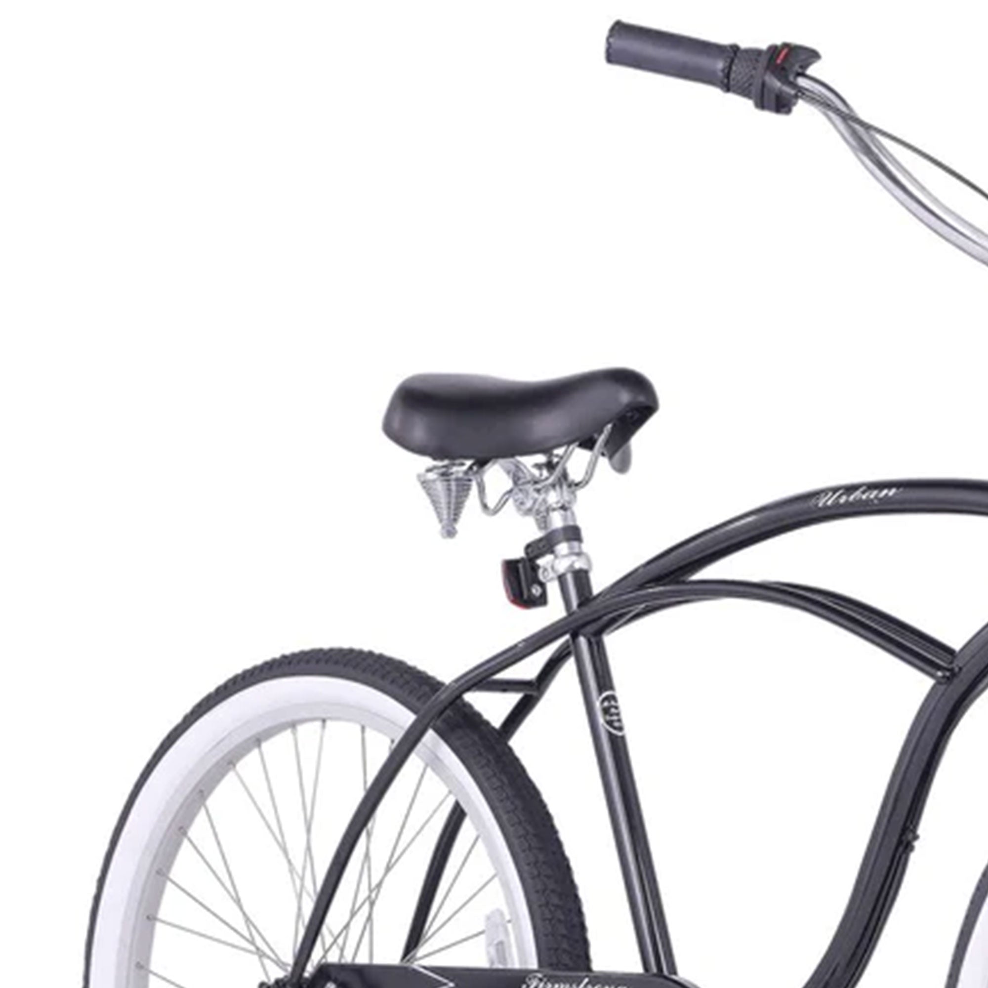 Firmstrong Urban Man 3-Speed Men's 26 Inch Beach Cruiser Riding Bike, Black