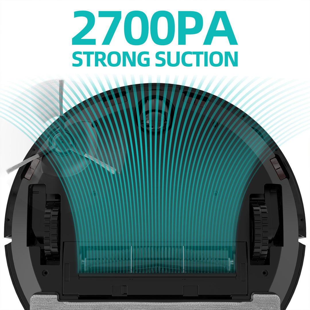 VIOMI S9 Smart Robot Vacuum Cleaner w/ Auto Self Emptying, Black (For Parts) - VMInnovations