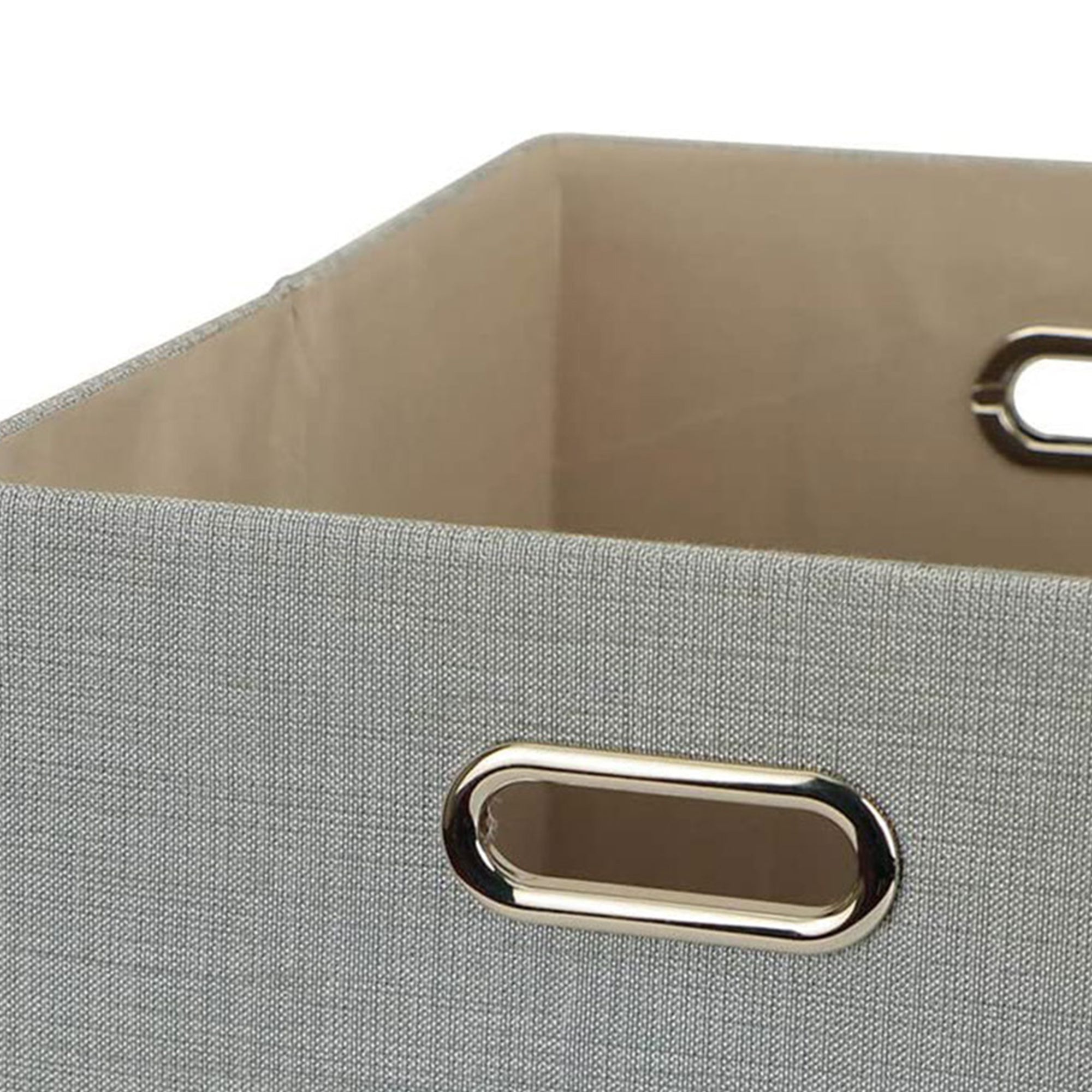 Posprica 13 x 13 In Square Collapsible Fabric Cubes, Silver Gray, 4 Ct (Used) - VMInnovations
