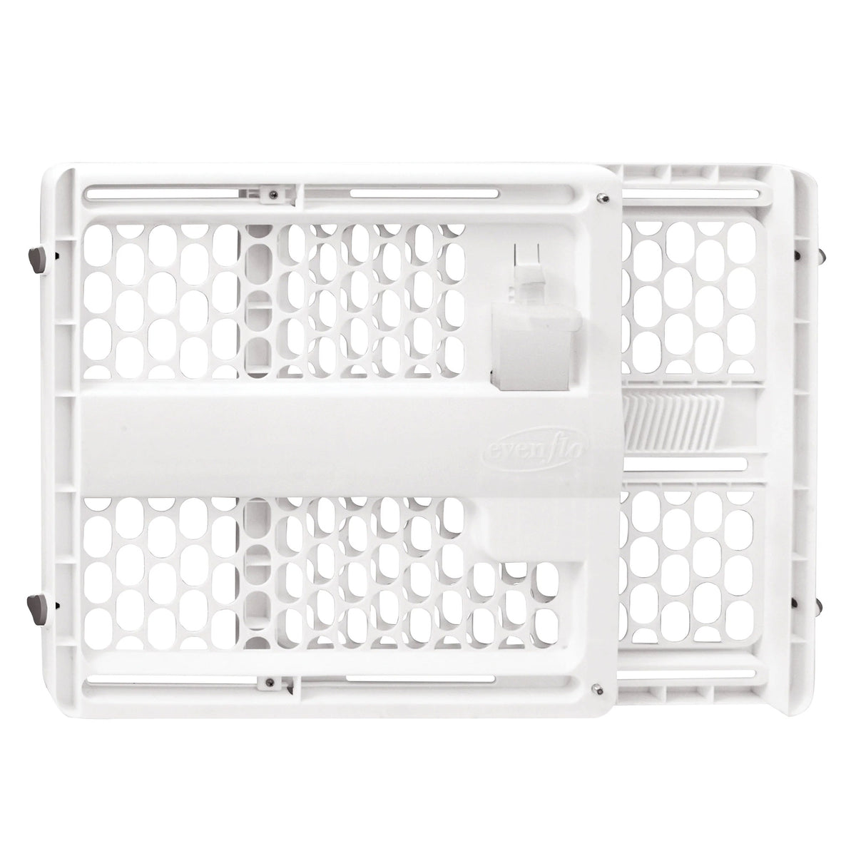 Evenflo Memory Fit Portable Baby Pet Mount Gate for Doorways and Hallways, White - VMInnovations