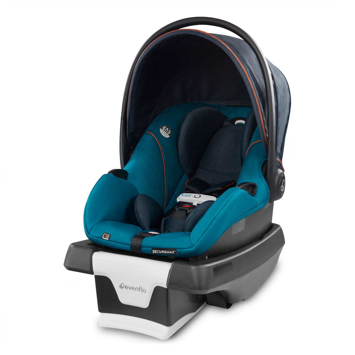 Evenflo Gold Shyft Travel System Stroller w/ SecureMax Car Seat, Sapphire Blue - VMInnovations