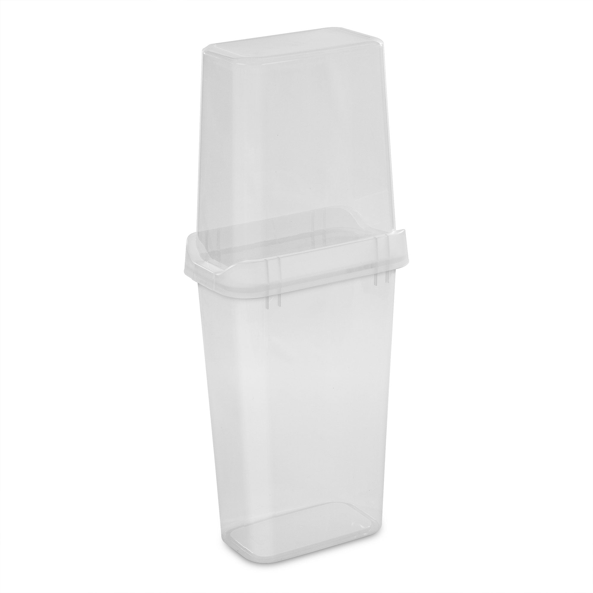 Sterilite 40 In Vertical Wrapping Paper Organizer & Storage Box, Clear (4 Pack)