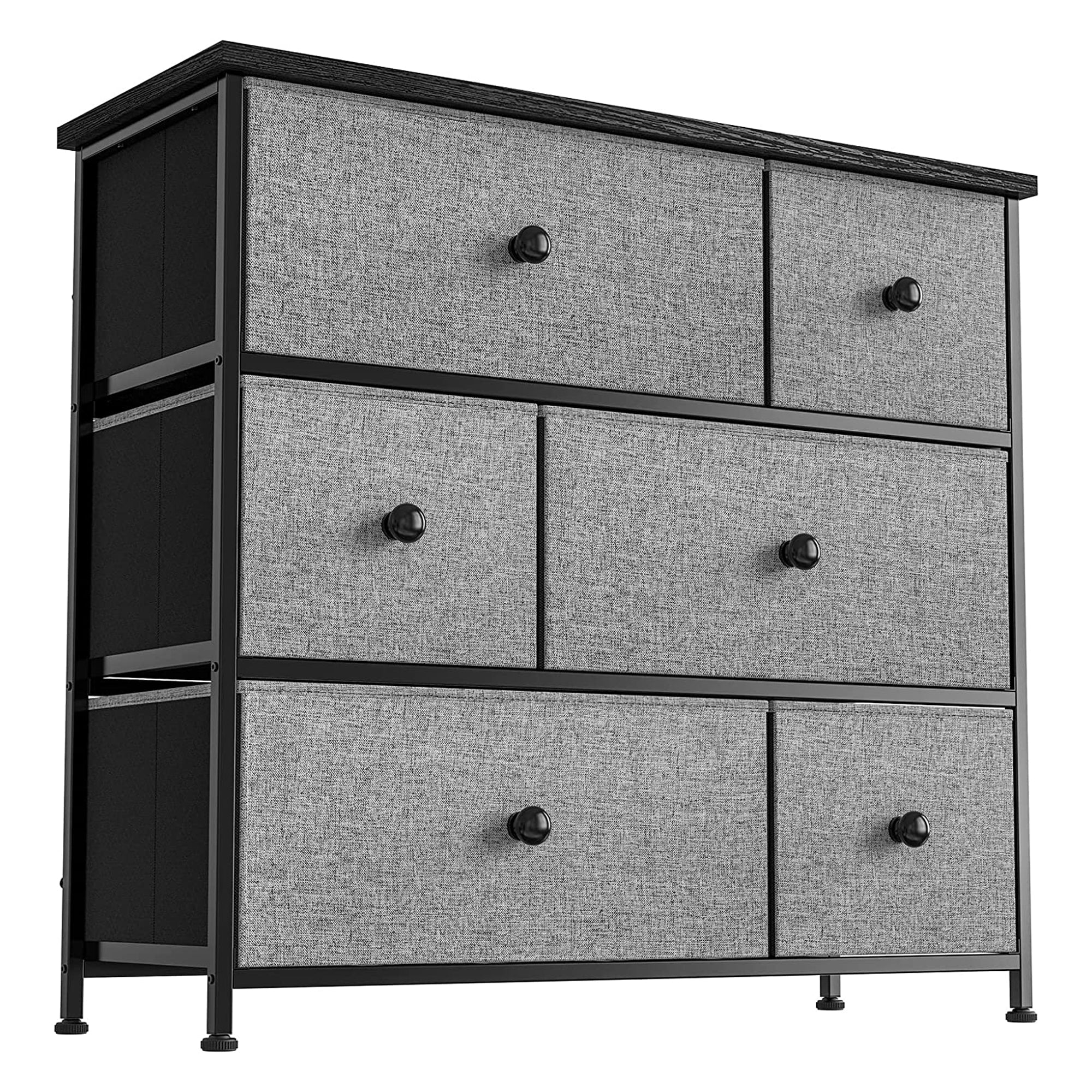 6 Drawer Dresser Organization Storage Unit with Steel Frame (Open Box) - VMInnovations