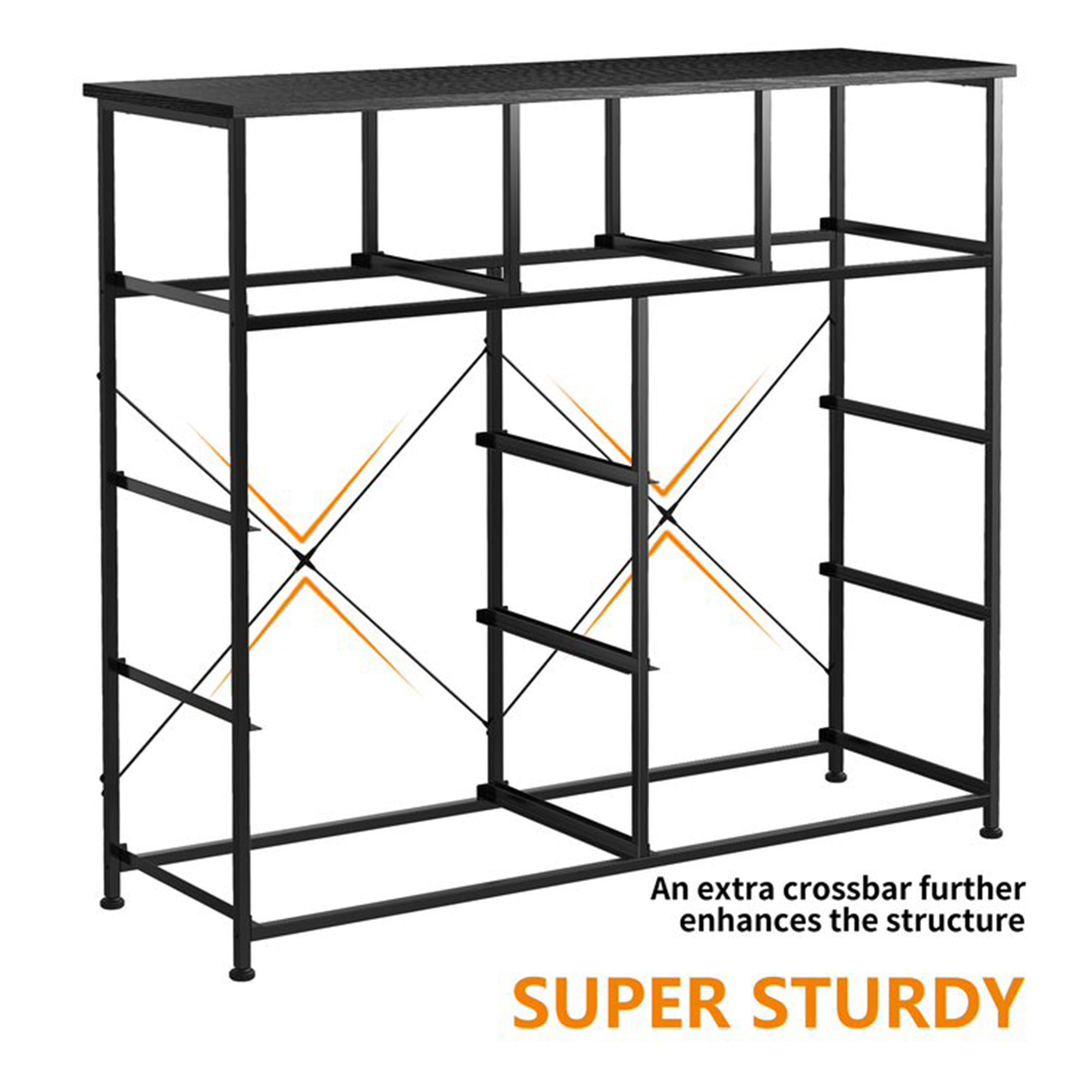 9 Drawer Steel Frame Bedroom Storage Organizer Chest Dresser (Open Box) - VMInnovations