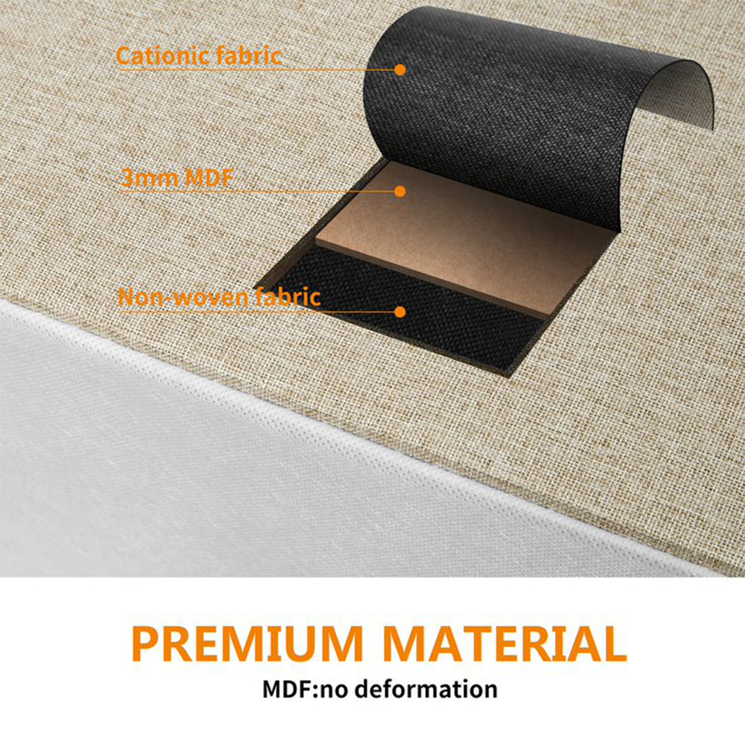 REAHOME 8 Drawer Steel Frame Bedroom Storage Organizer Chest Dresser, Taupe - VMInnovations