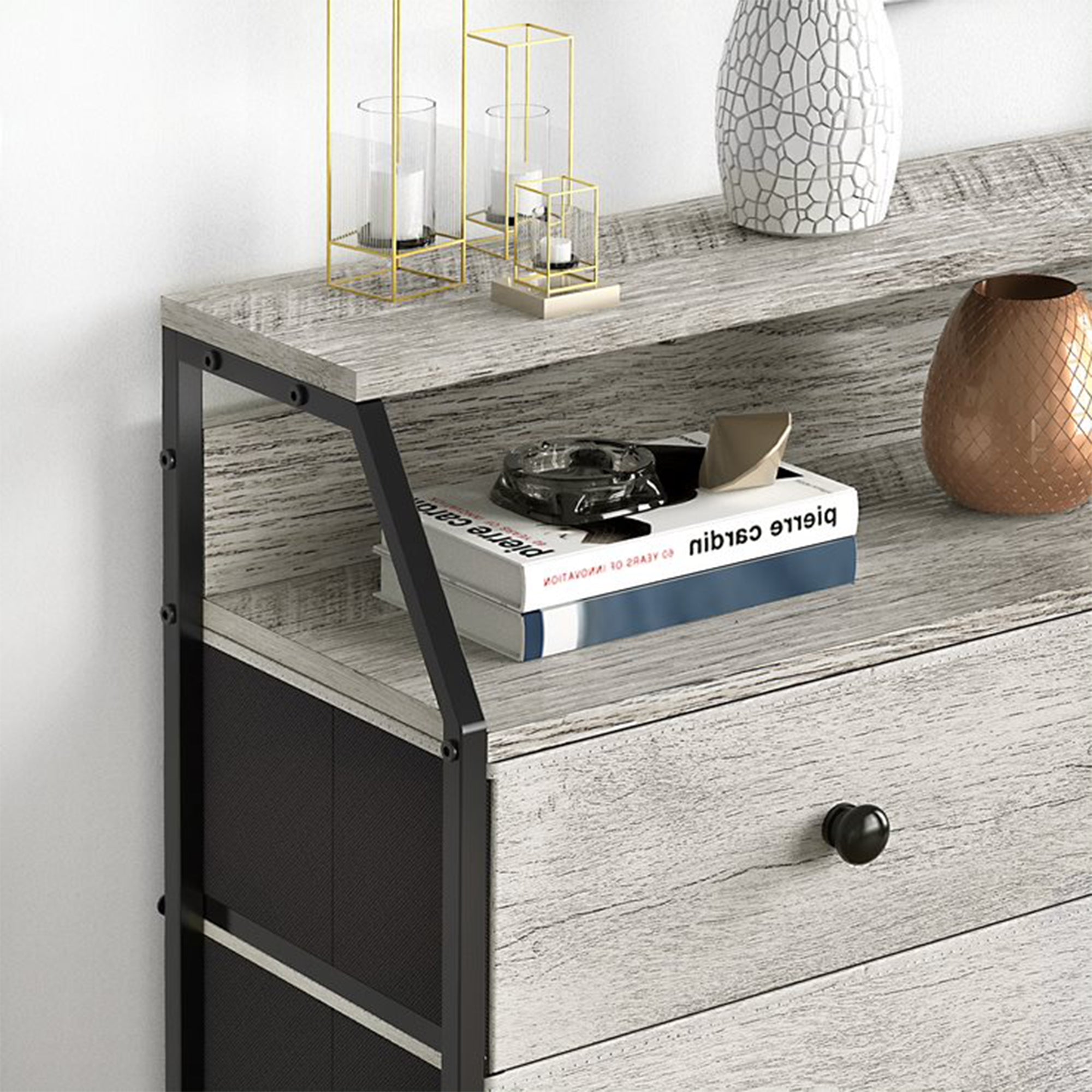 REAHOME 8 Drawer Wood Top Storage Organizer w/ 2 Additional Drawers (Used) - VMInnovations