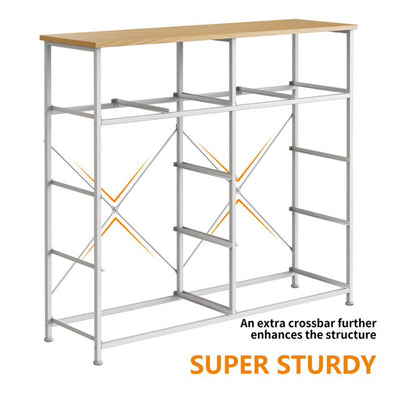 10 Drawer Steel Frame Bedroom Storage Organizer Chest Dresser, Taupe (Open Box)