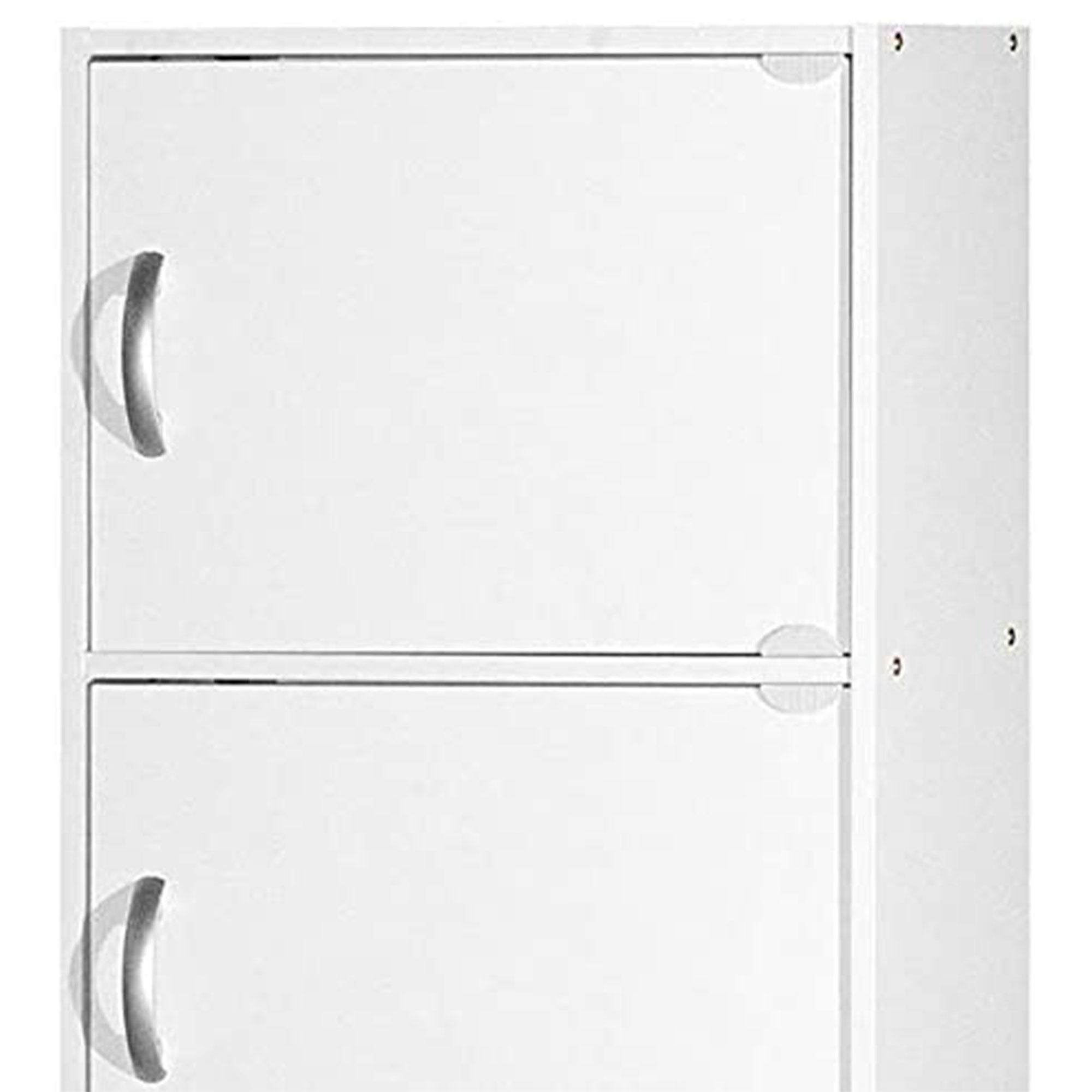Hodedah 5 Shelf Home and Office Organization Storage Cabinet, White (For Parts) - VMInnovations