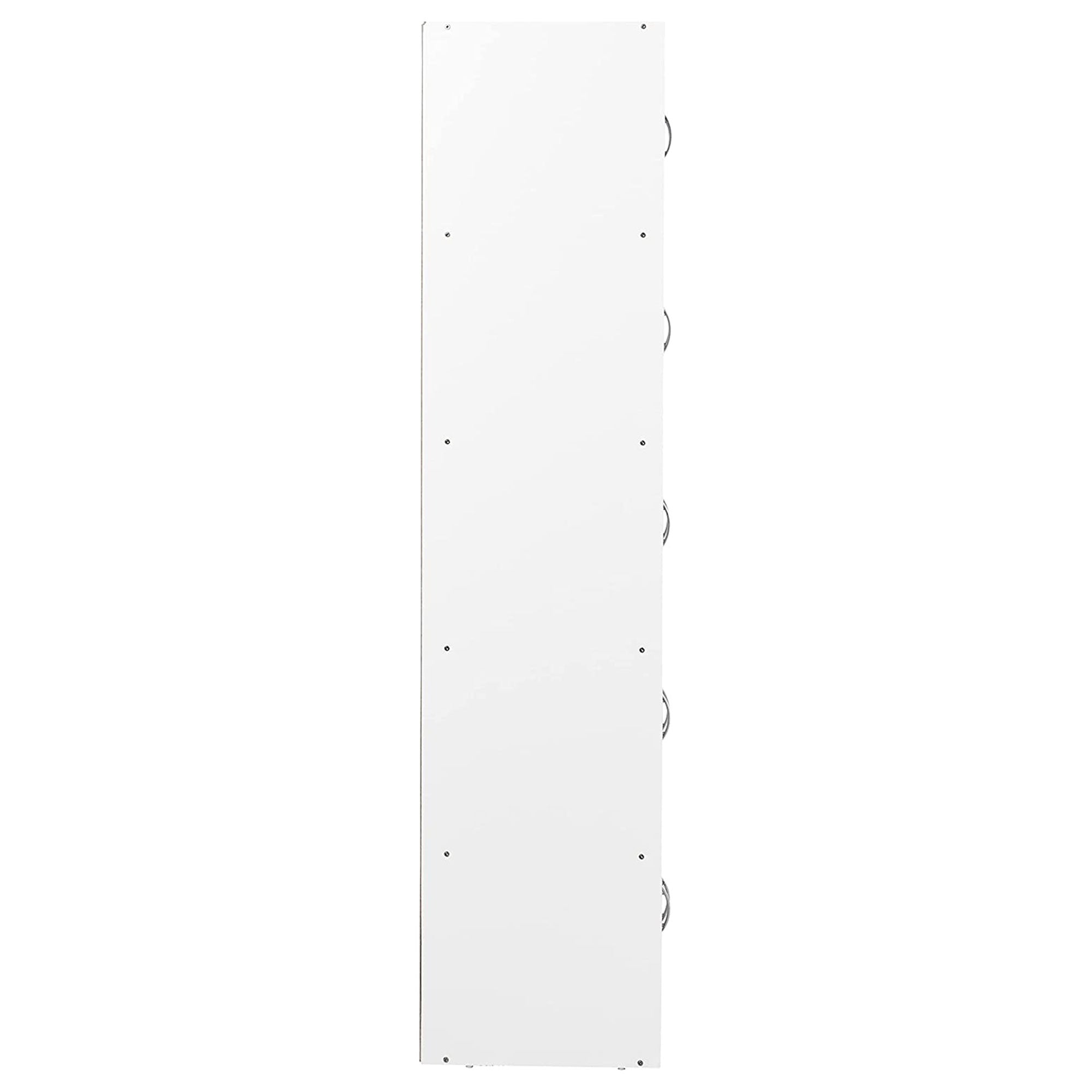 Hodedah 10 Door Enclosed Multipurpose Storage Cabinet, White (Open Box) - VMInnovations