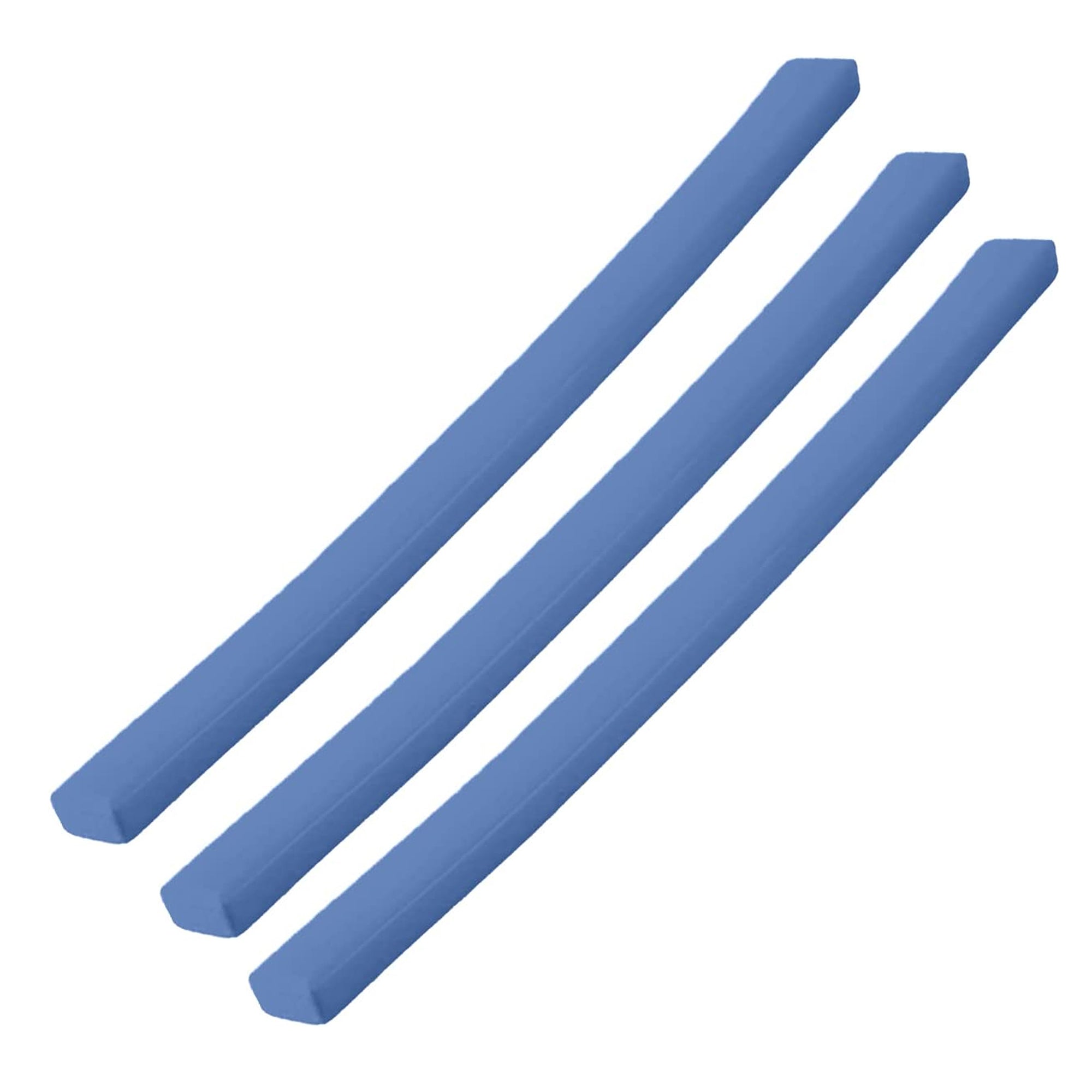 Vos Oasis 4 Ft Foam Pool Noodle Water Float for All Ages, Barrier Blue (3 Pack)