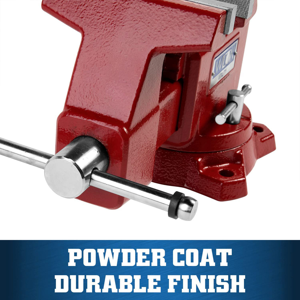 Wilton Tools 28844 Heavy Duty Cast Iron 5.5 In Bench Vise w/ 5 In Jaw Opening