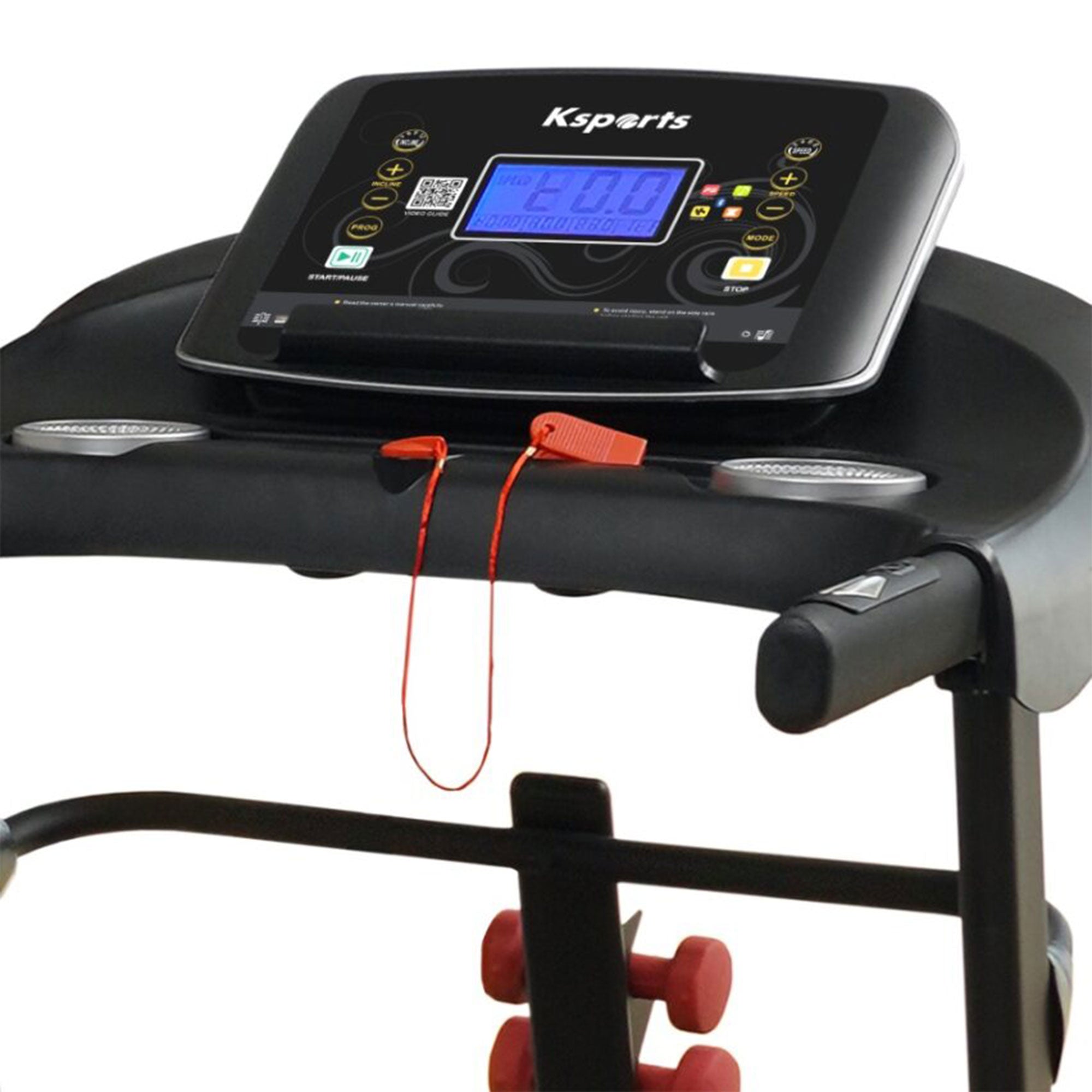 Ksports 16.5 In Wide Home Treadmill w/ Bluetooth & Fitness Tracking App (Used) - VMInnovations