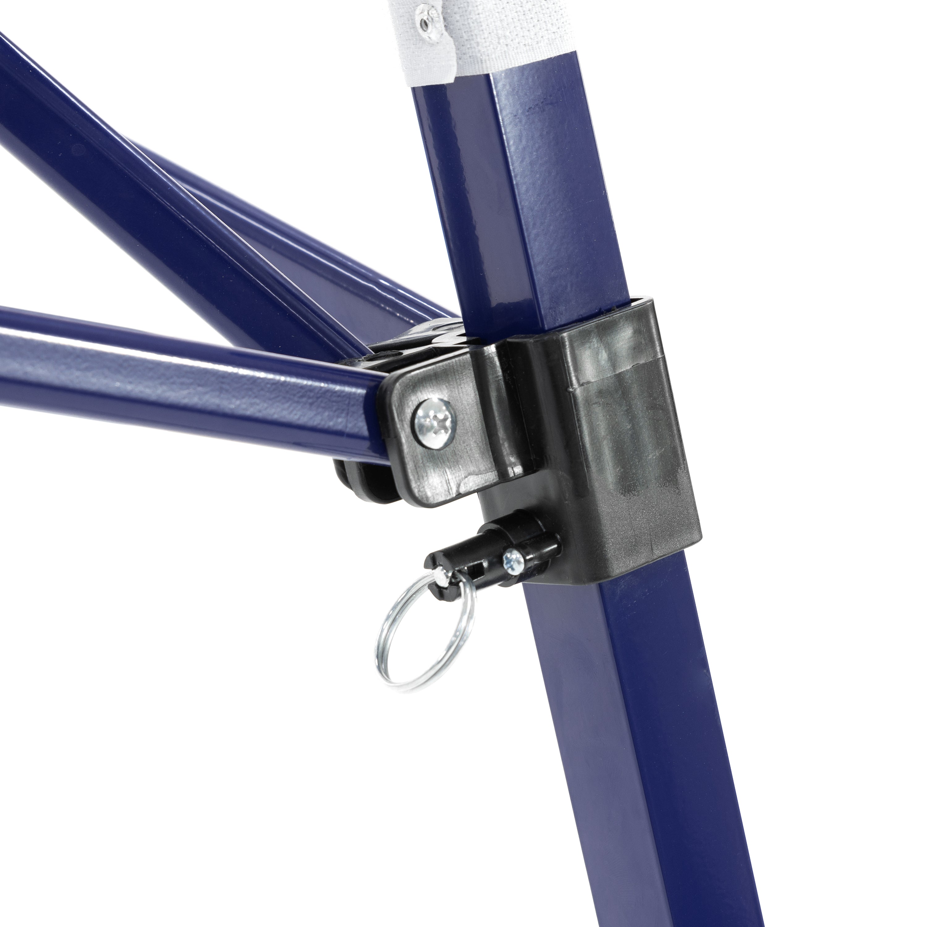 SlumberTrek Tropez Outdoor Beach Gazebo Shelter, Red, White, and Blue (Used) - VMInnovations