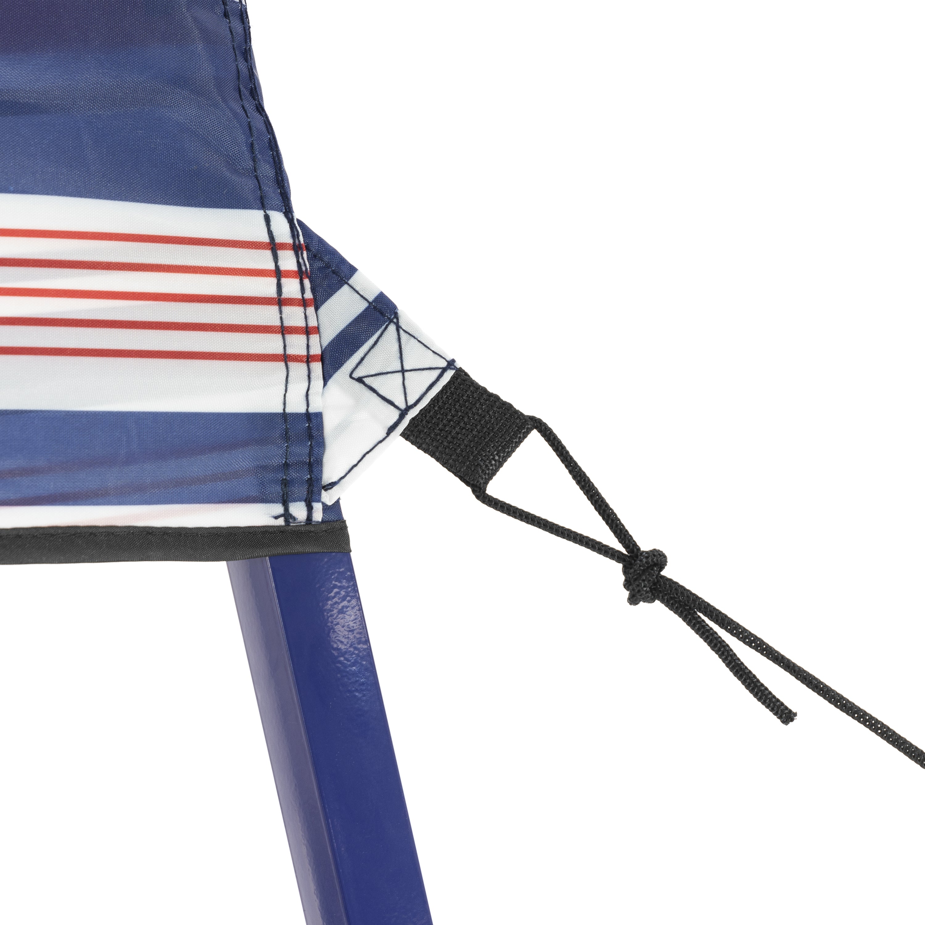 SlumberTrek Tropez Outdoor Beach Gazebo Shelter, Red, White, and Blue (Used) - VMInnovations