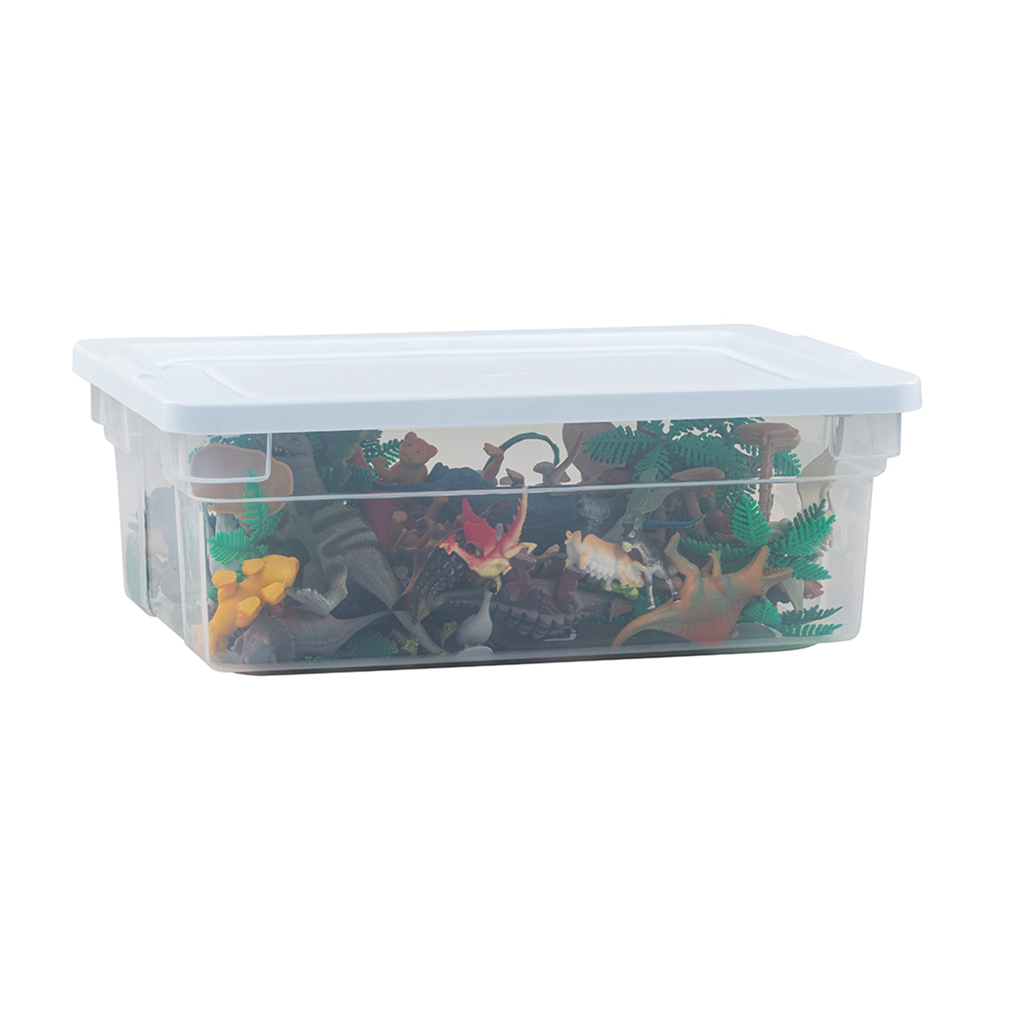 Rubbermaid Classic Clear 12 Qt Stackable Heavy Duty Plastic Storage Bins (Used) - VMInnovations