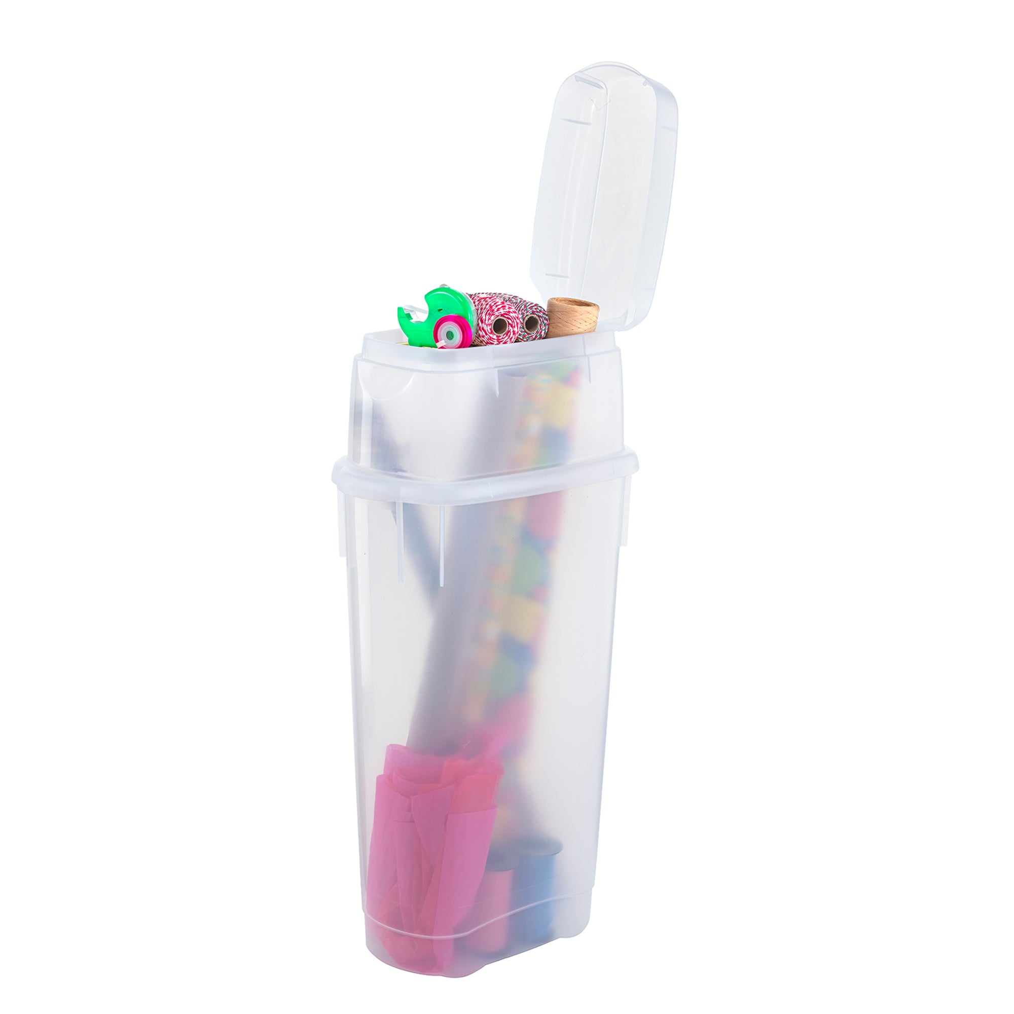 Rubbermaid Wrap N' Craft Plastic Wrapping Paper Holder Container (Open Box) - VMInnovations