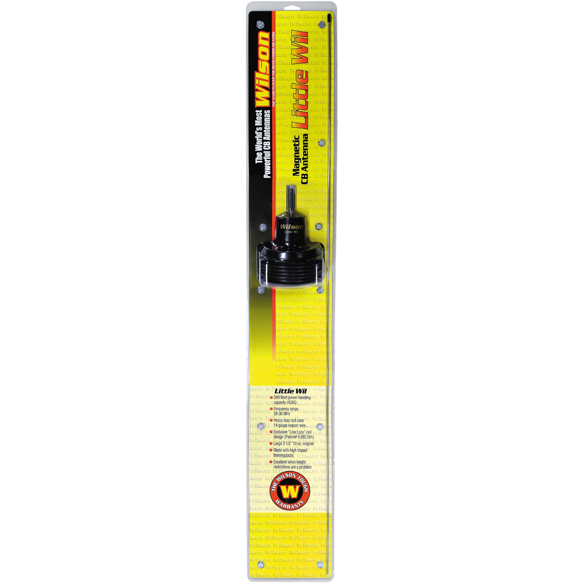 Wilson Electronics 300-Watt Little Wil Magnet Mount CB Antenna (Open Box)