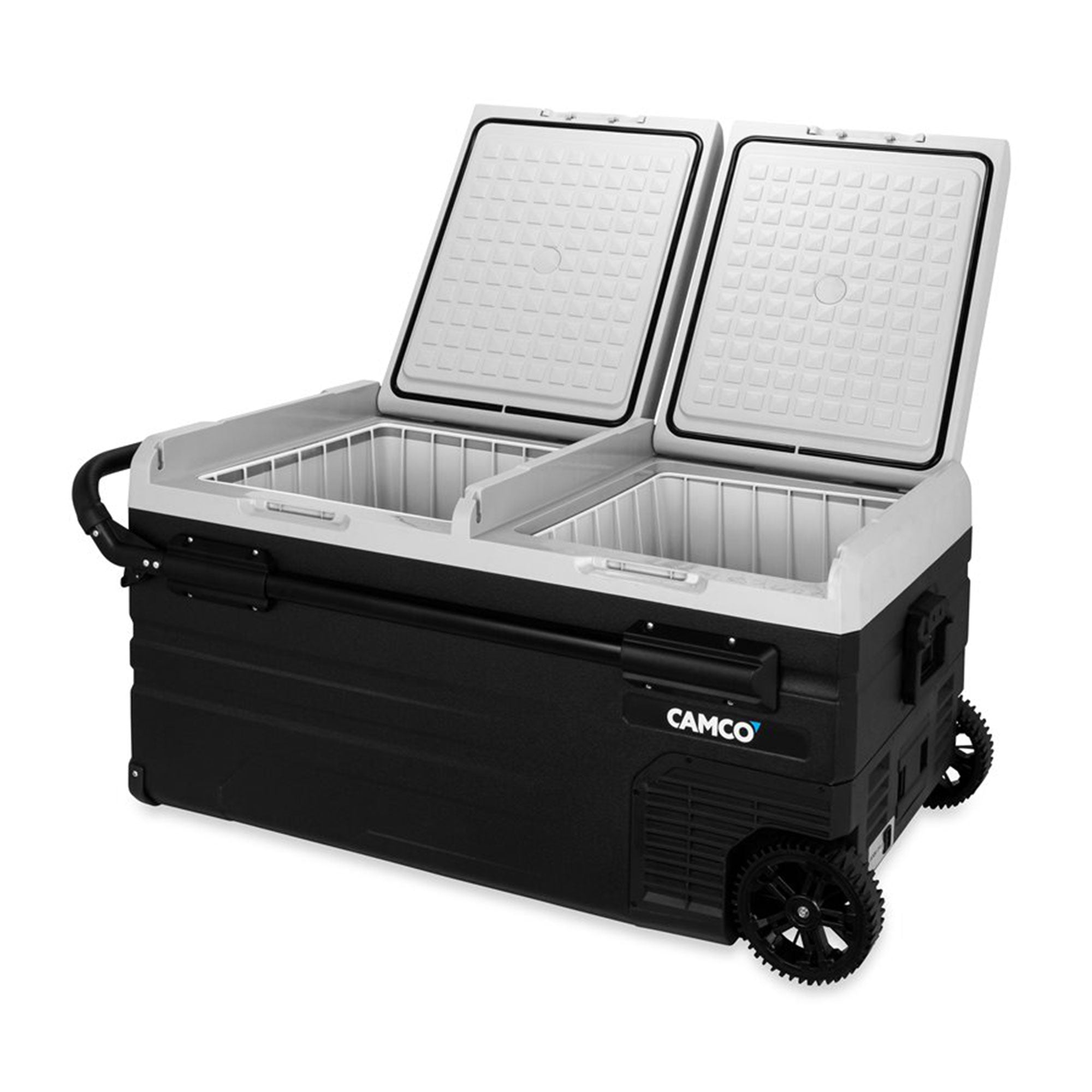 Camco CAM-950 95L Portable Compact Refrigerator w/Dual Zone Cooling (Open Box) - VMInnovations