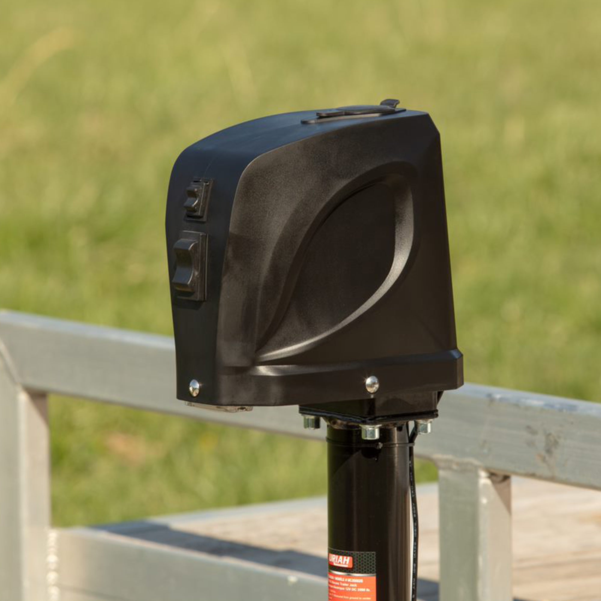 Uriah 12V Electric Trailer Jack w/Hard Wire Connection, 3500 Pound Capacity - VMInnovations