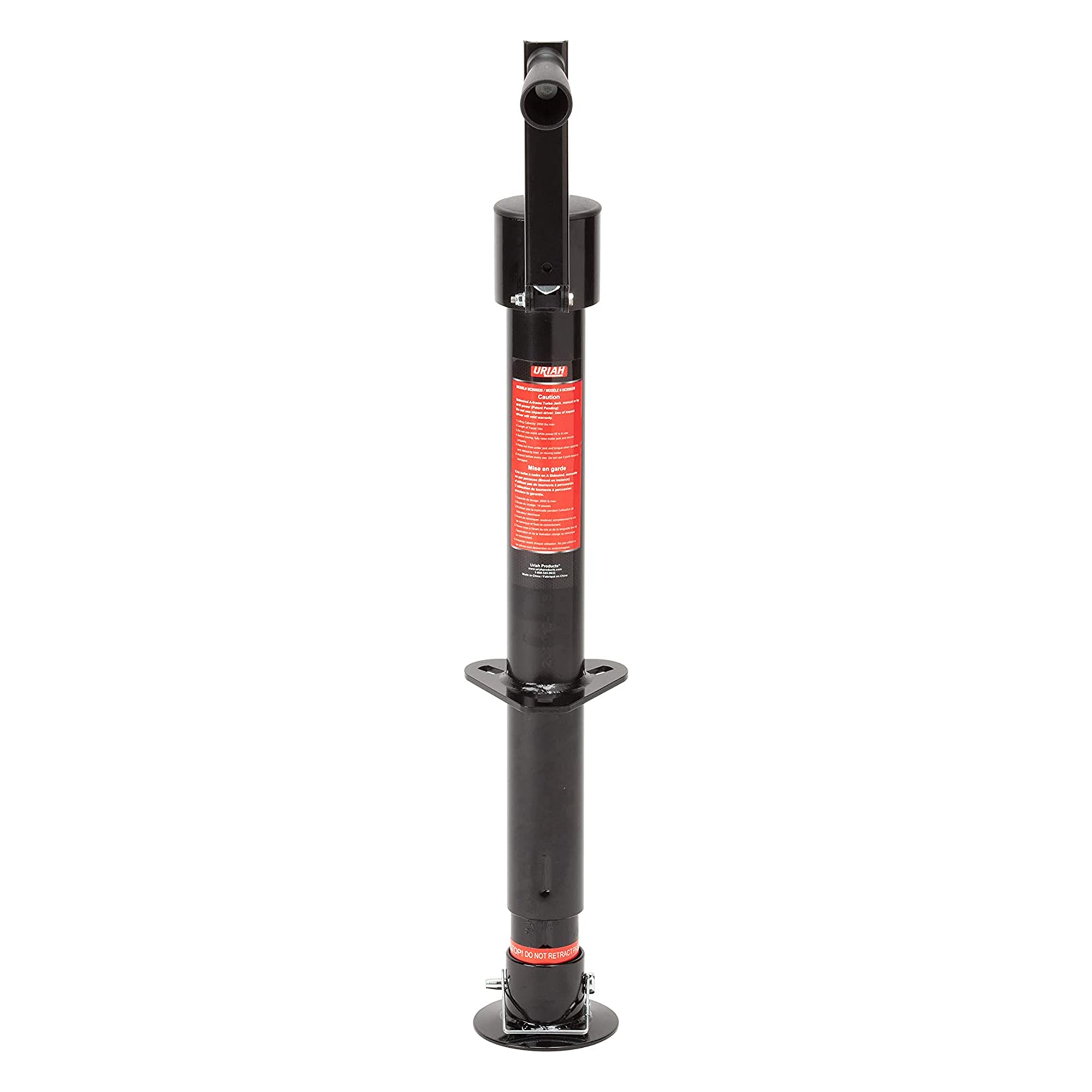 Uriah Products Sidewind A-Frame Turbo Trailer Jack with 2000 Pound Lift Capacity - VMInnovations