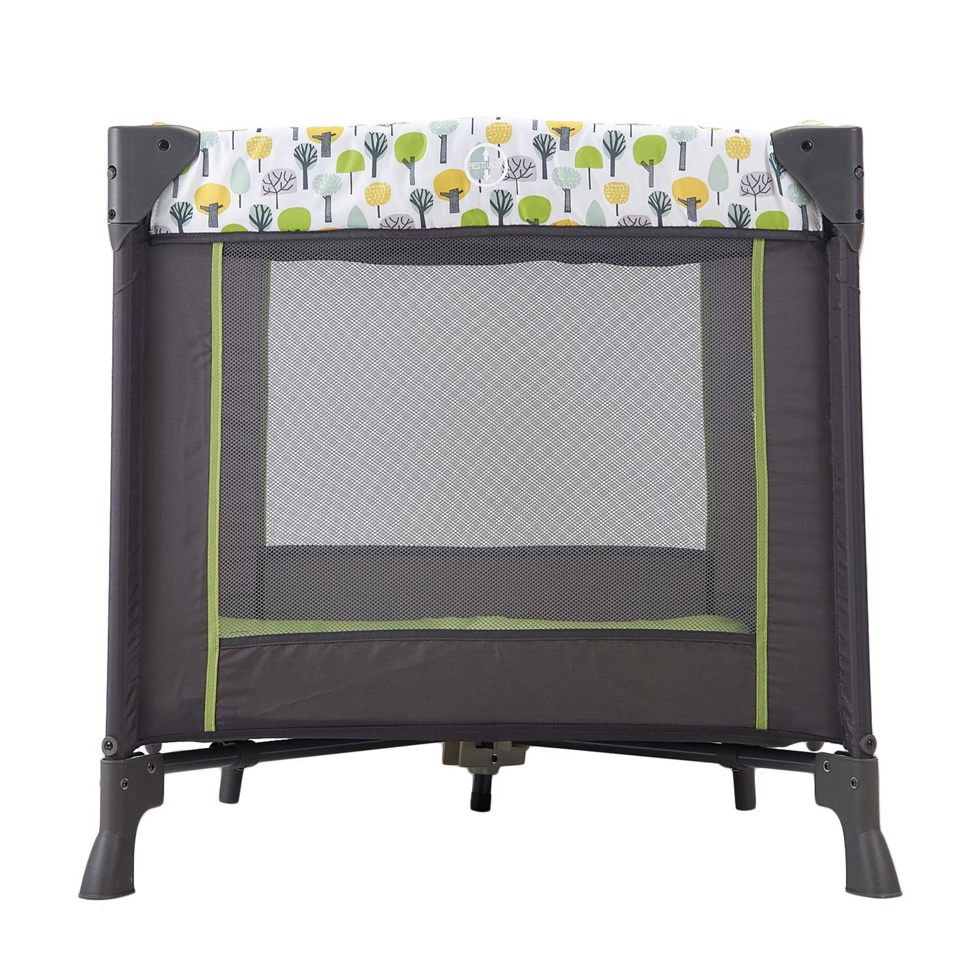 Pamo Babe Bassinet Nursery Center Play Yard Crib with Changing Table, Green - VMInnovations