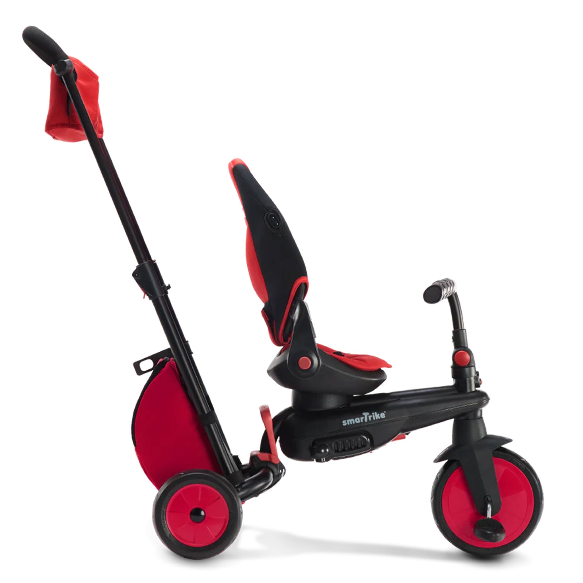 smarTrike STR7 6 in 1 Pushchair, Stroller, and Tricycle for 6-36 Months, Red