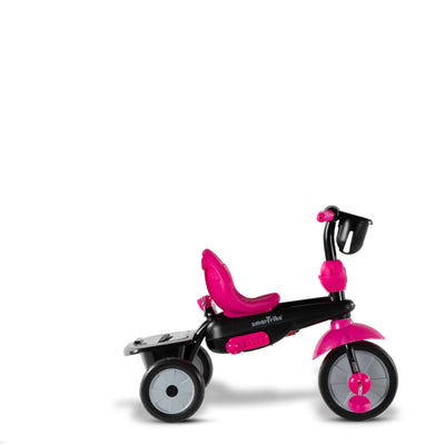 smarTrike Swing 4 in 1 Baby Toddler Stroller Tricycle for 15-36 Months, Pink