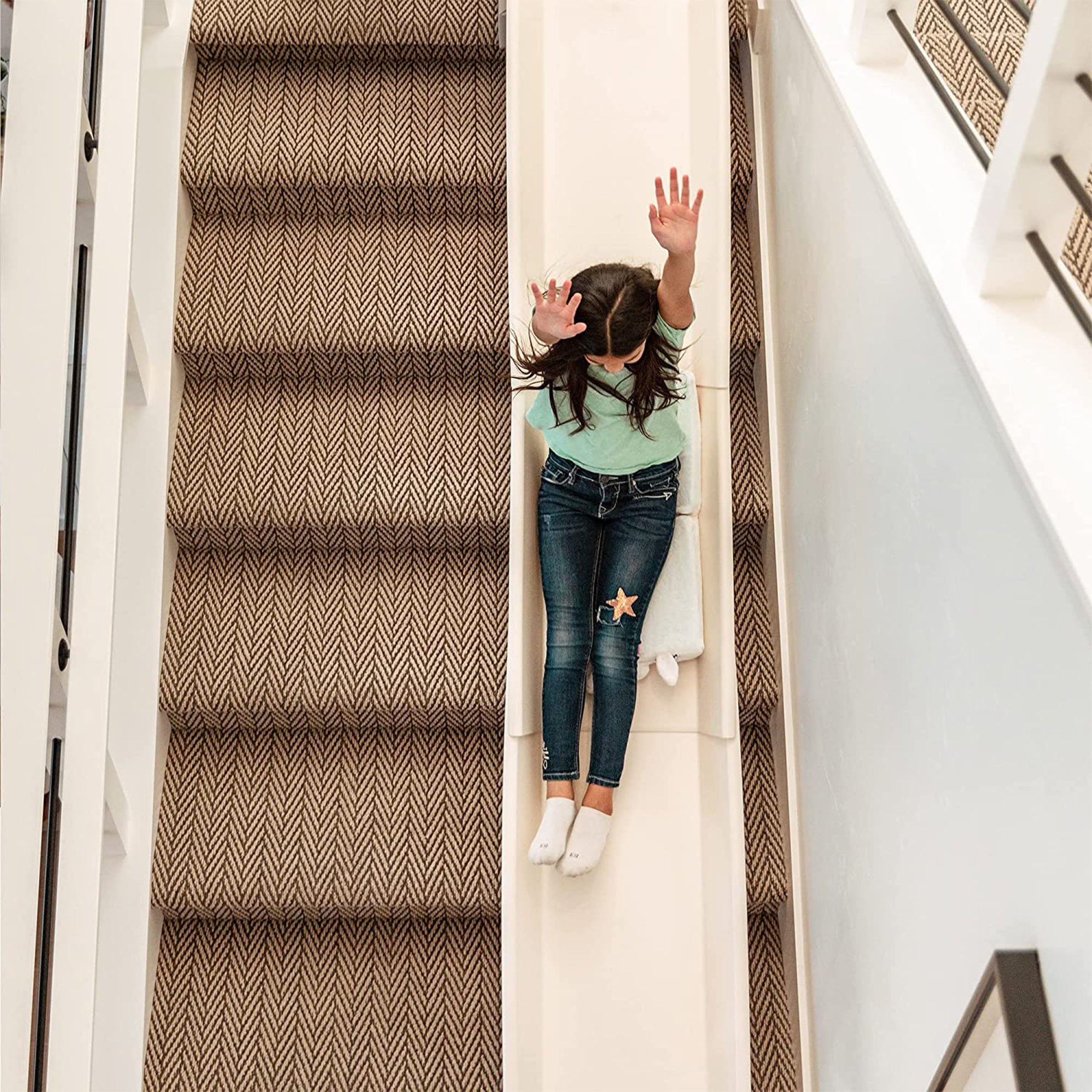 Stairslide Original Stair Mounted Kids Slide 4-Pack for 9 - 12 Stairs (Open Box) - VMInnovations