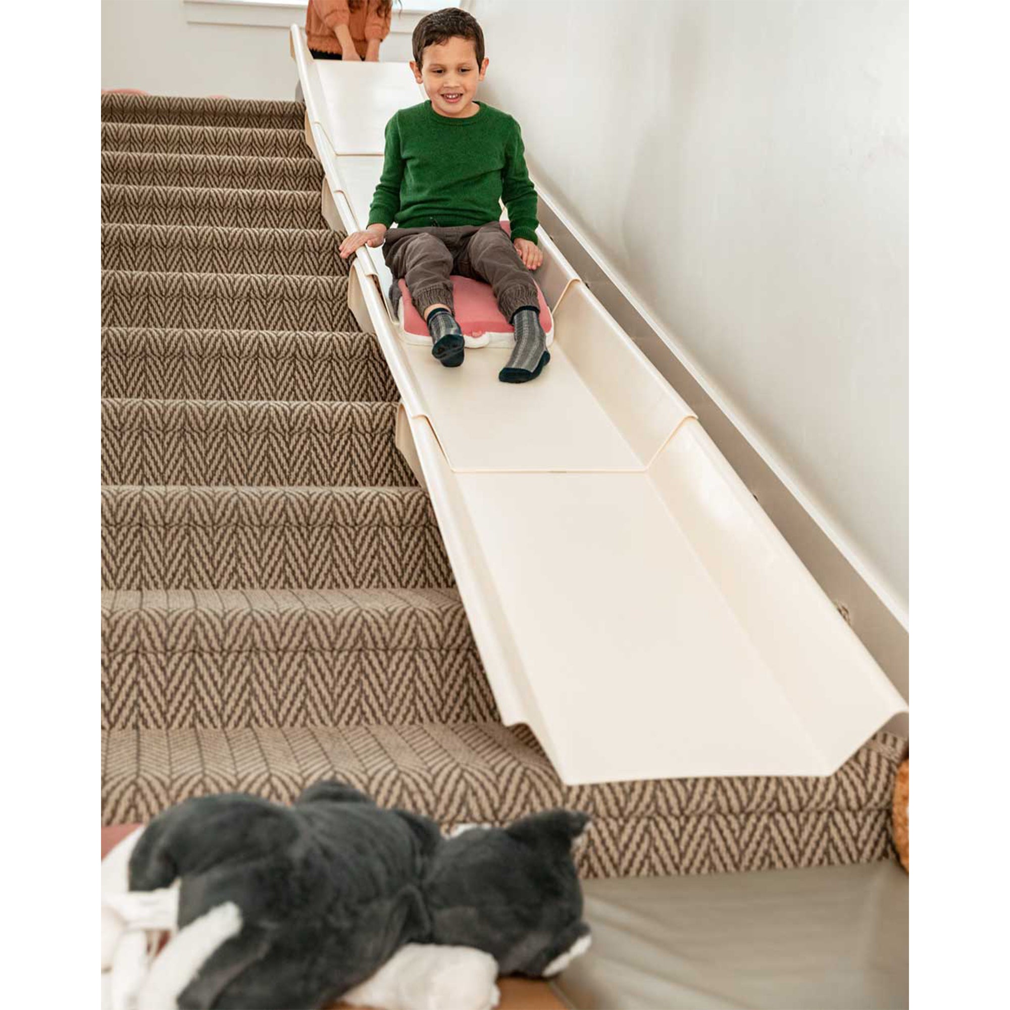Stairslide Original Non Slip Foam Landing Pad for Safe Landing, 23 x 18 In, Grey - VMInnovations