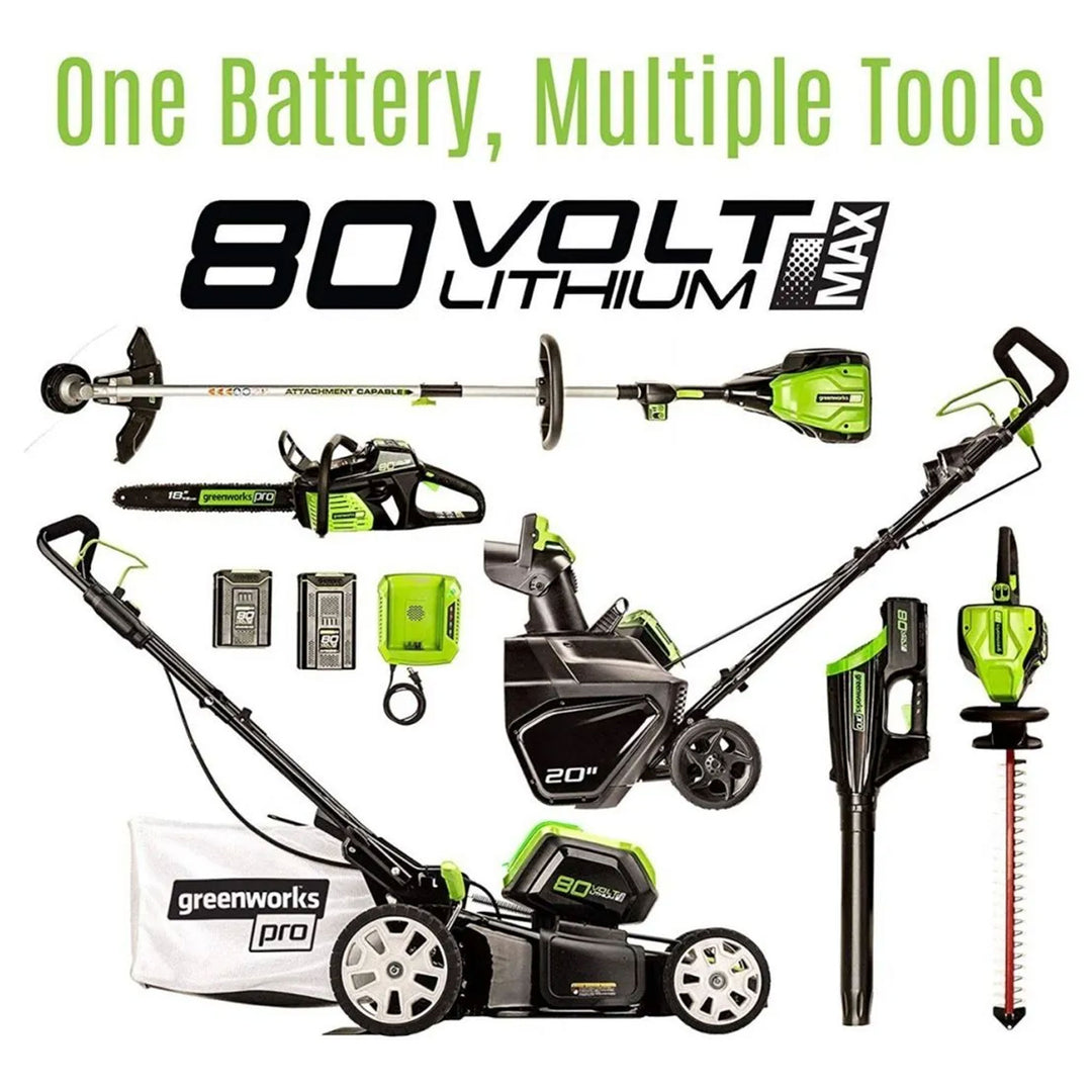 Greenworks G-MAX 80-Volt 12-Inch Snow Shovel with 2.0 AH Battery and Charger - VMInnovations