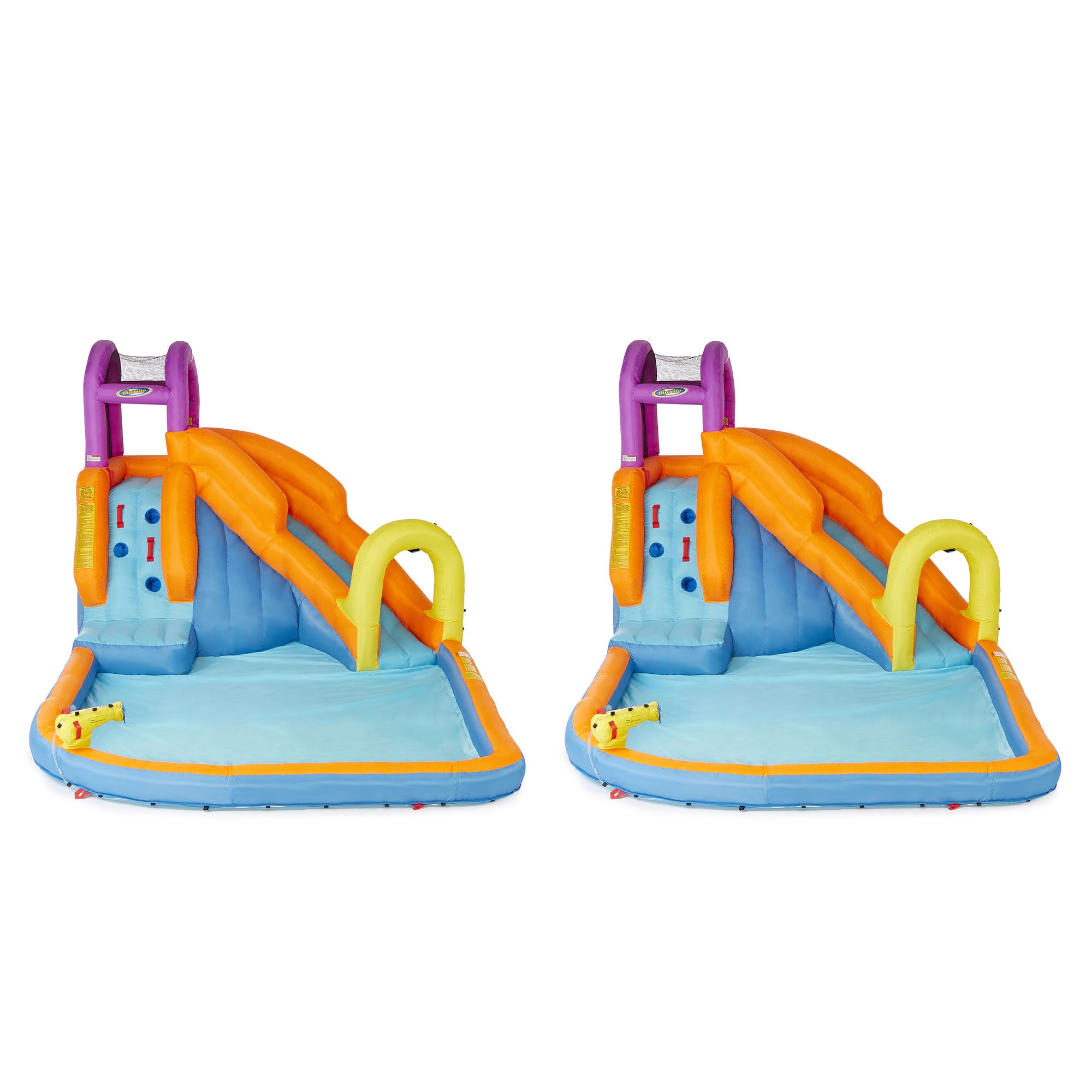 Magic Time International Mega Tornado Twist Inflatable Kids Water Park (2 Pack) - VMInnovations