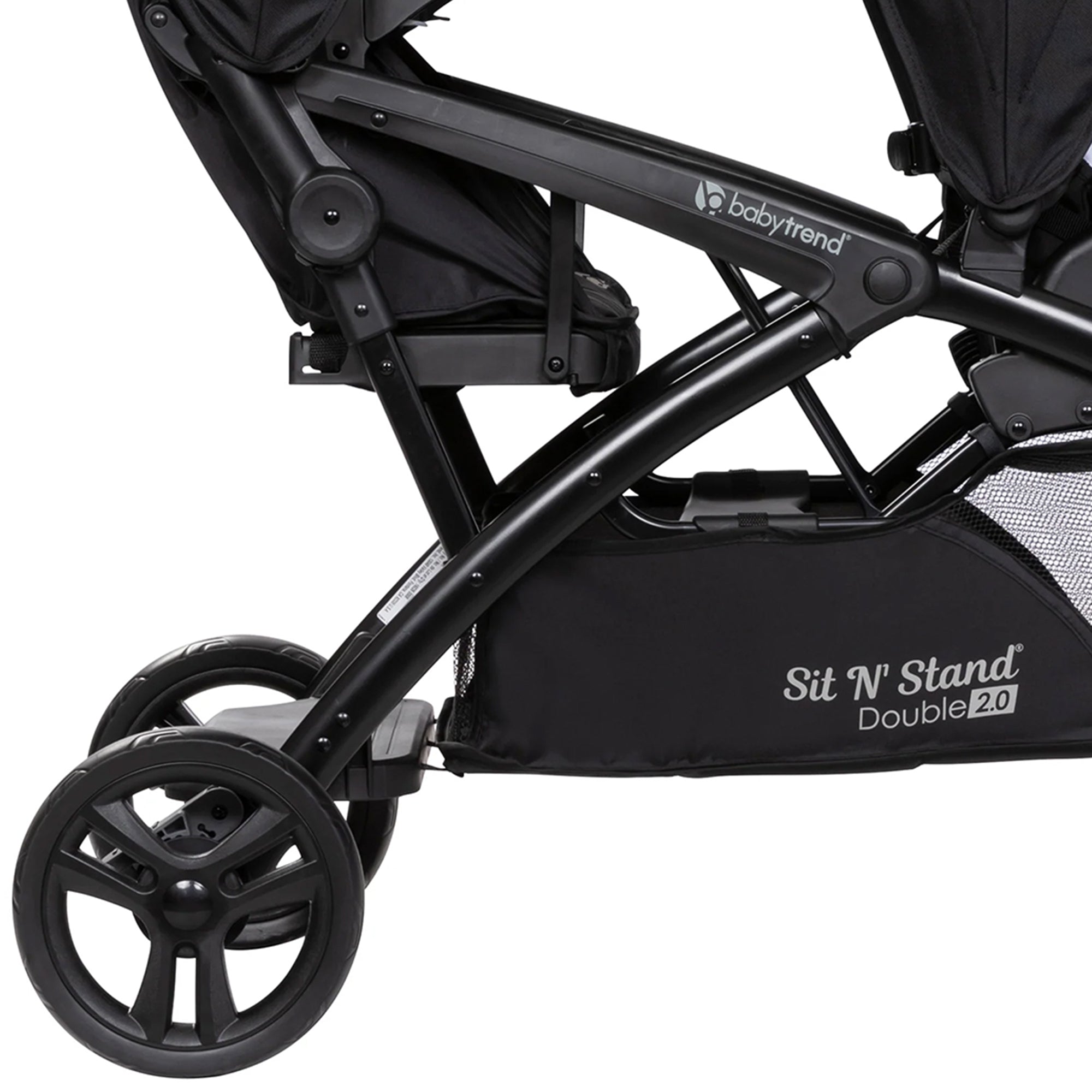 Baby Trend Sit N' Stand Double Stroller w/5 Point Harness, Modern Khaki (Used) - VMInnovations