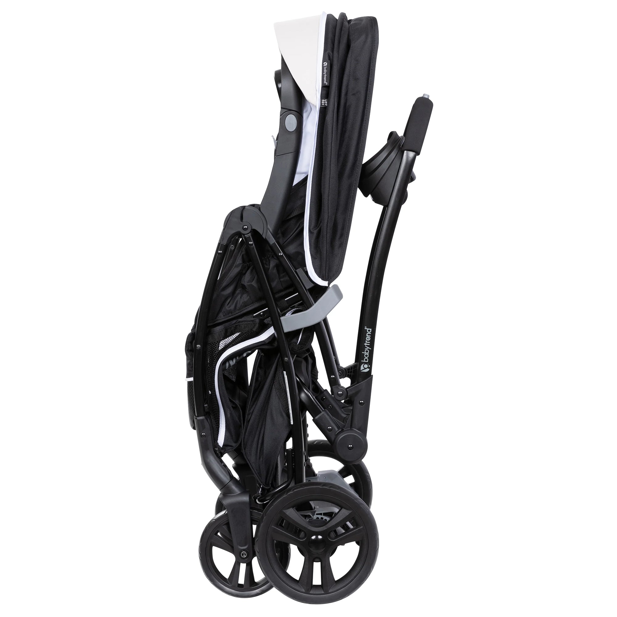 Sit N' Stand 5 in 1 Shopper Stroller w/Canopy & Basket, Modern Khaki (Open Box) - VMInnovations