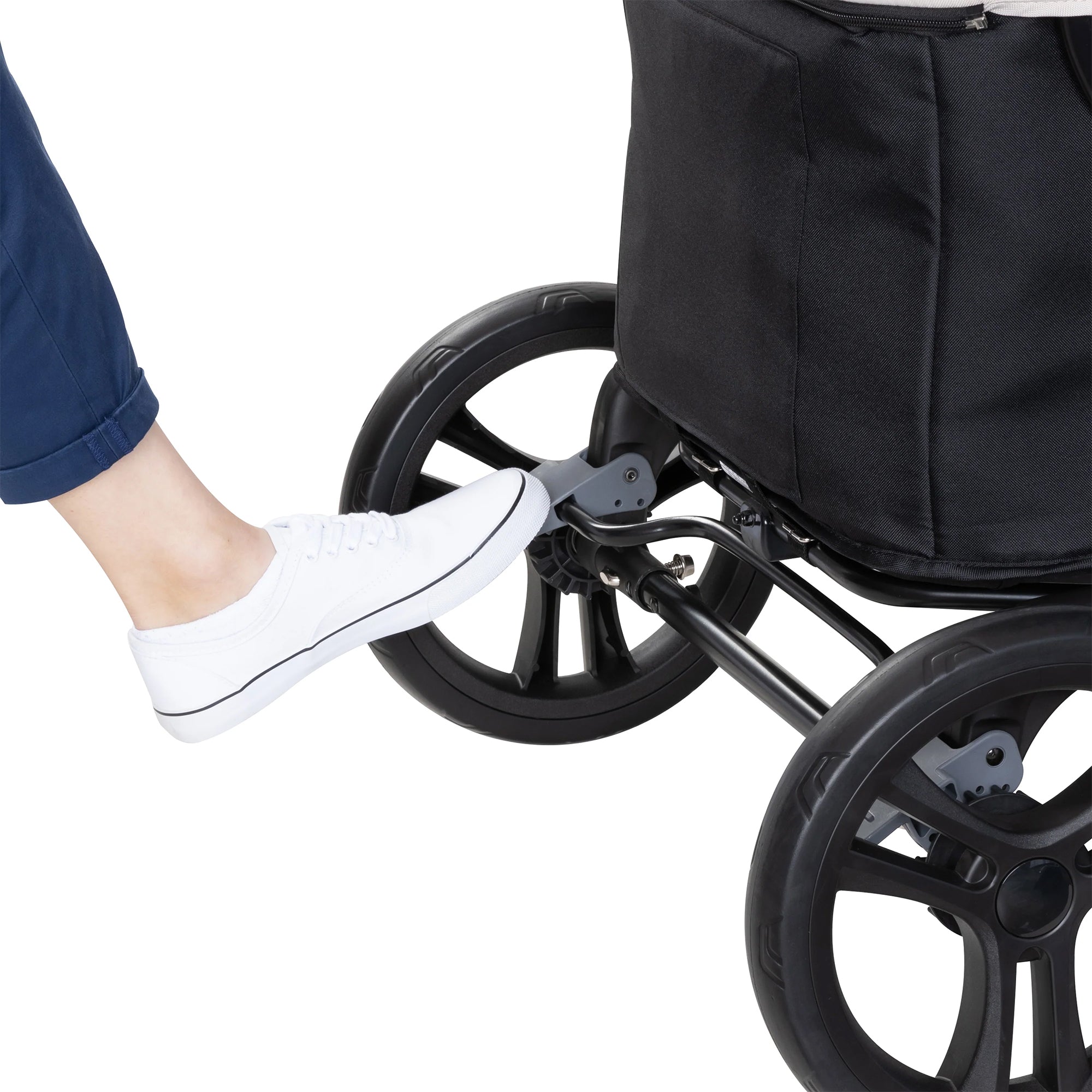 Baby Trend Expedition 2n1 Stroller Wagon w/Canopy & Basket, Modern Khaki (Used) - VMInnovations