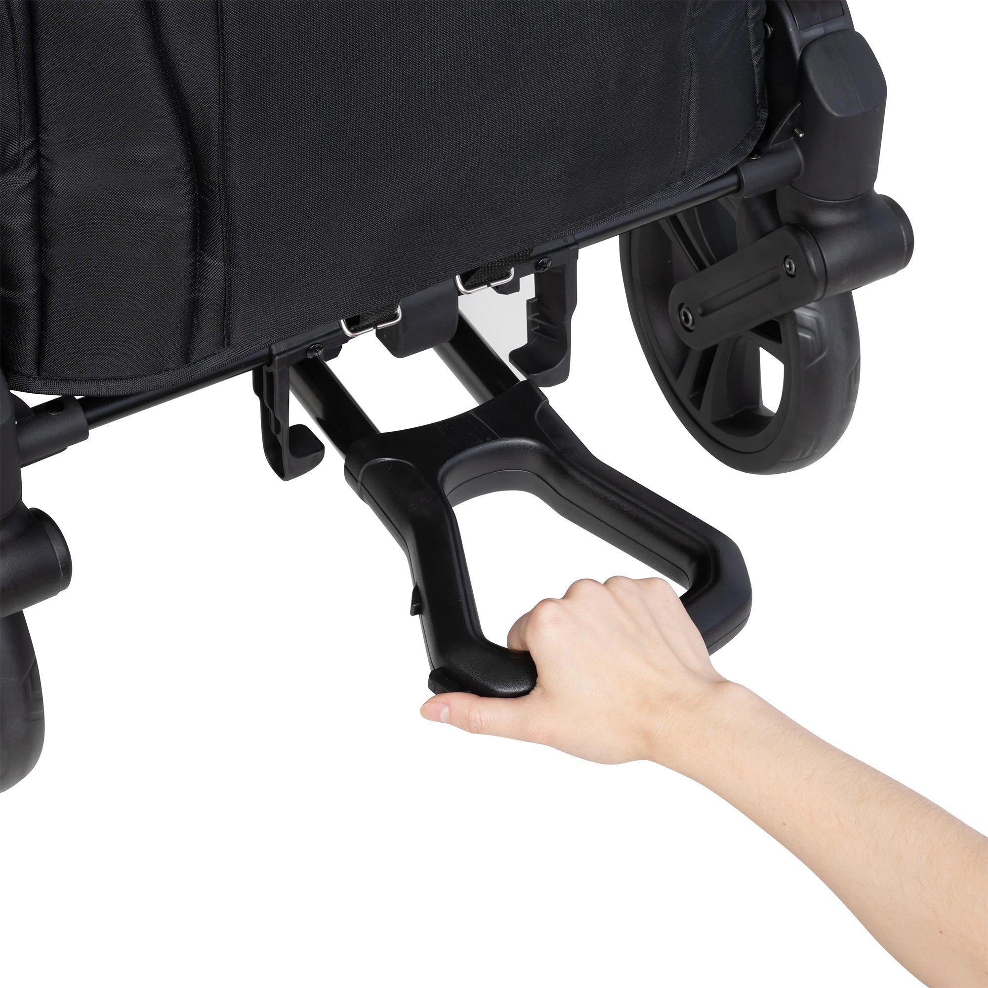 Baby Trend Expedition 2n1 Stroller Wagon w/Canopy & Basket, Modern Khaki (Used) - VMInnovations