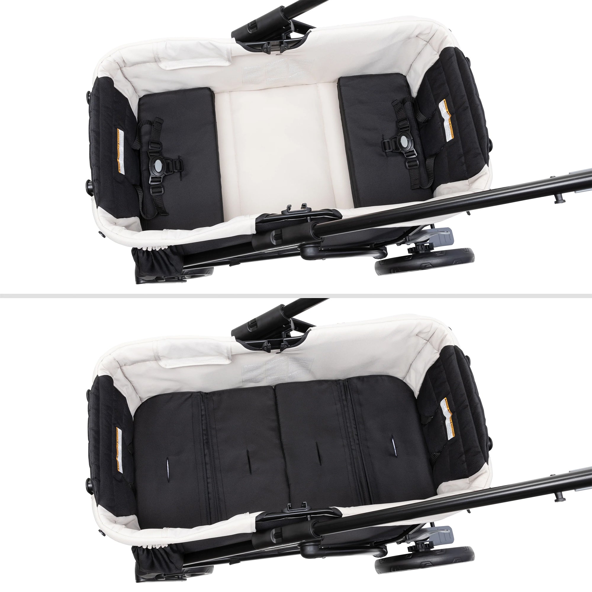 Baby Trend Expedition 2n1 Stroller Wagon w/Canopy & Basket, Modern Khaki (Used) - VMInnovations